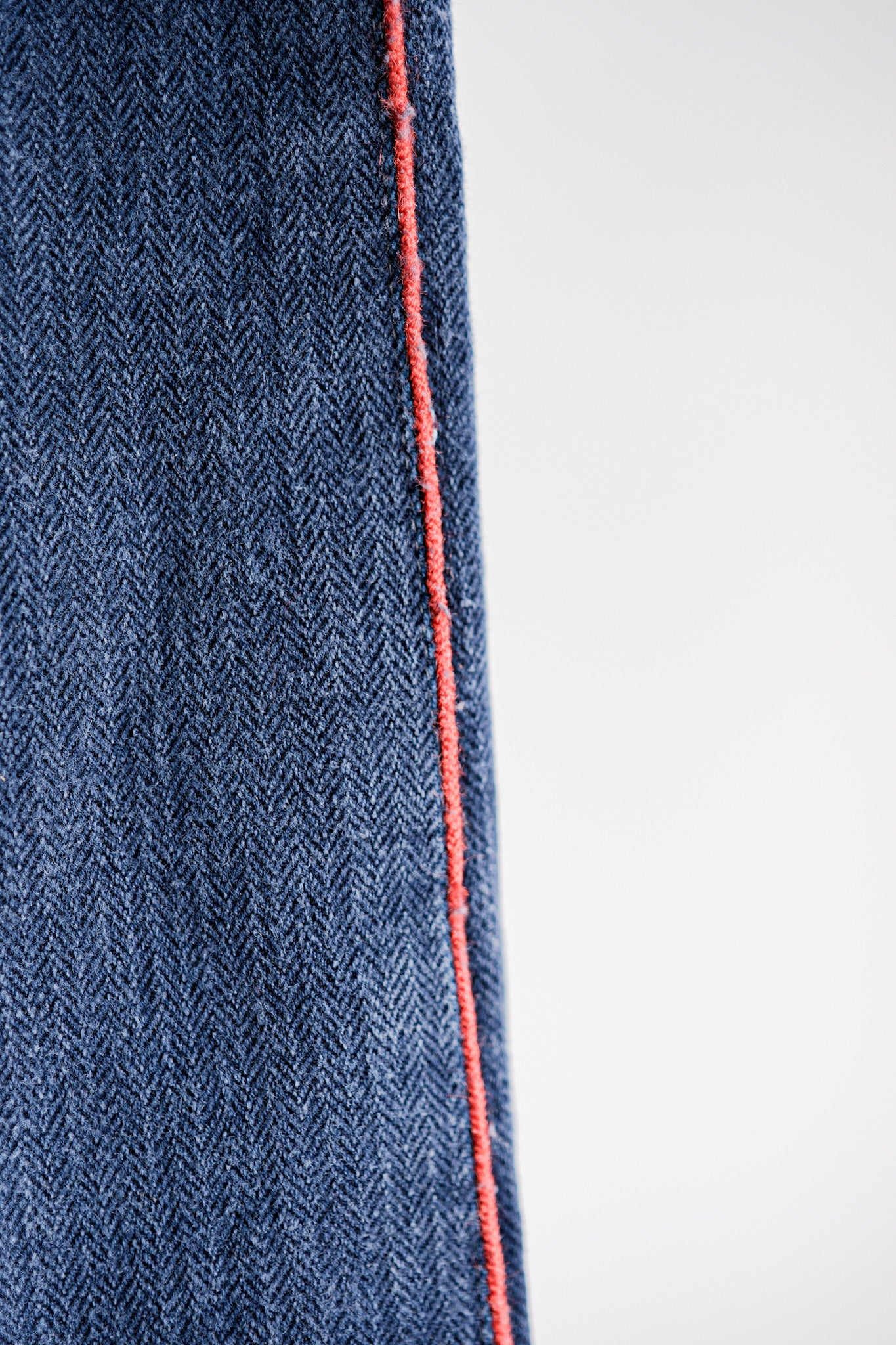 【Early 20th C】French Vintage Indigo HBT Linen Firefighter Trousers