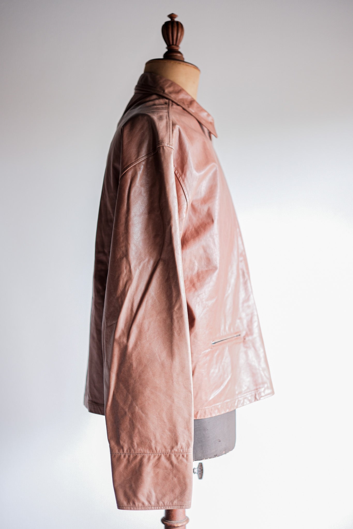 【~90’s】Old JIL SANDER Leather Jacket Size.48