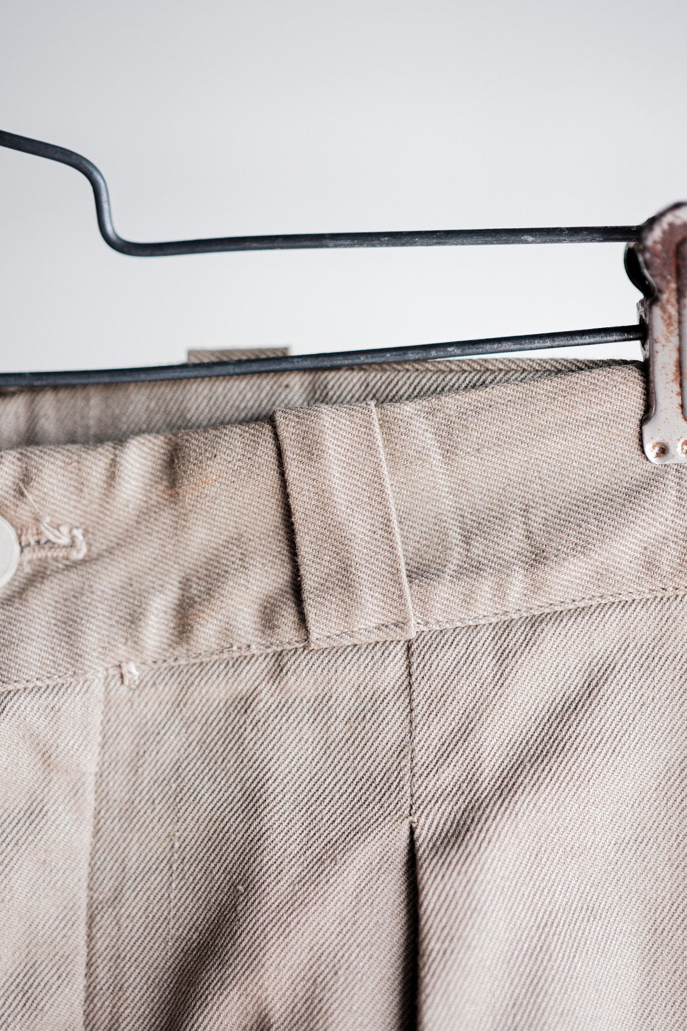 【~60's】French Army M52 Chino Trousers Size.22 "Dead Stock"