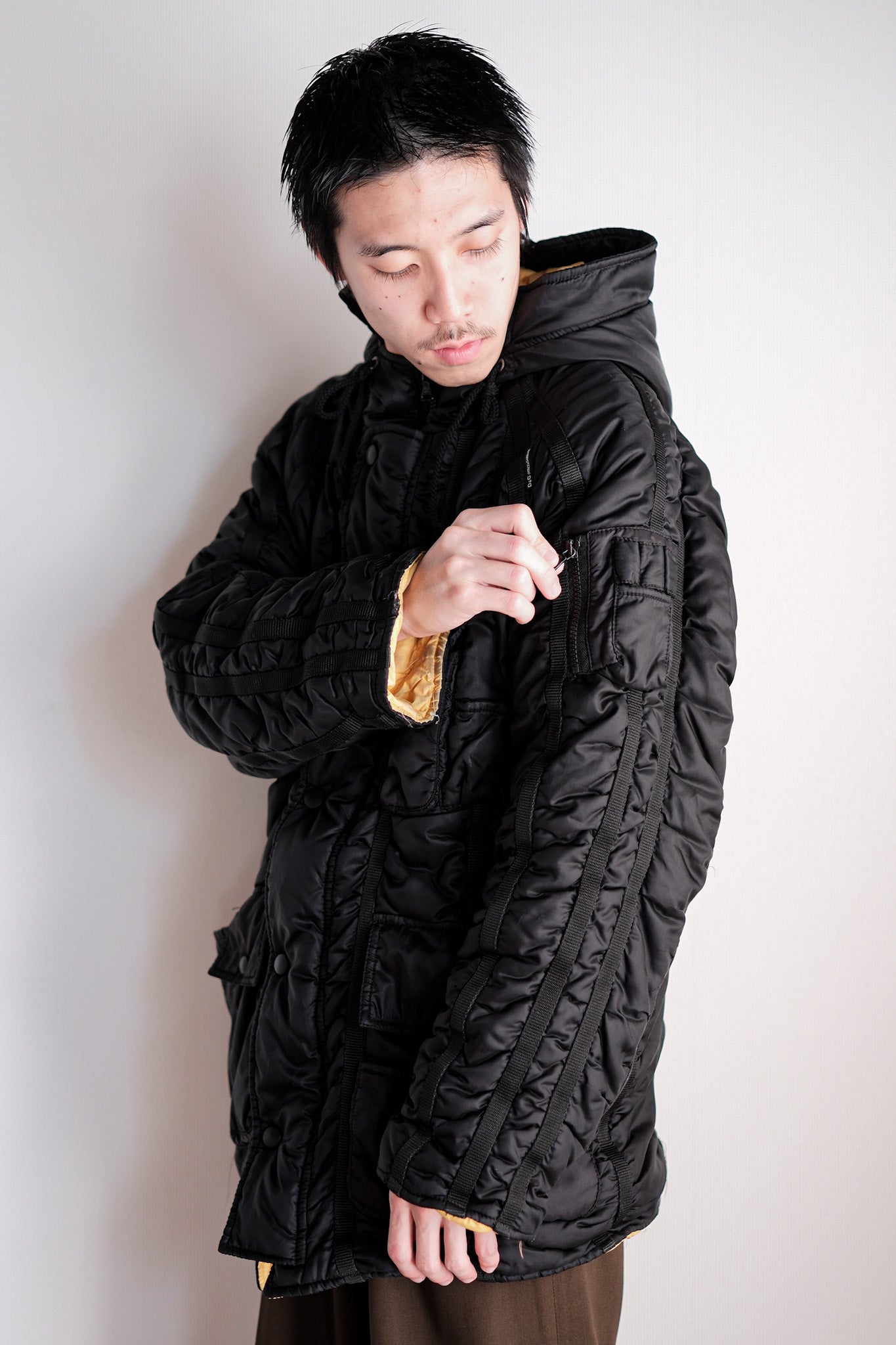 【~00's】Old DOLCE & GABBANA Multi Pocket Puffer Jacket Size.46