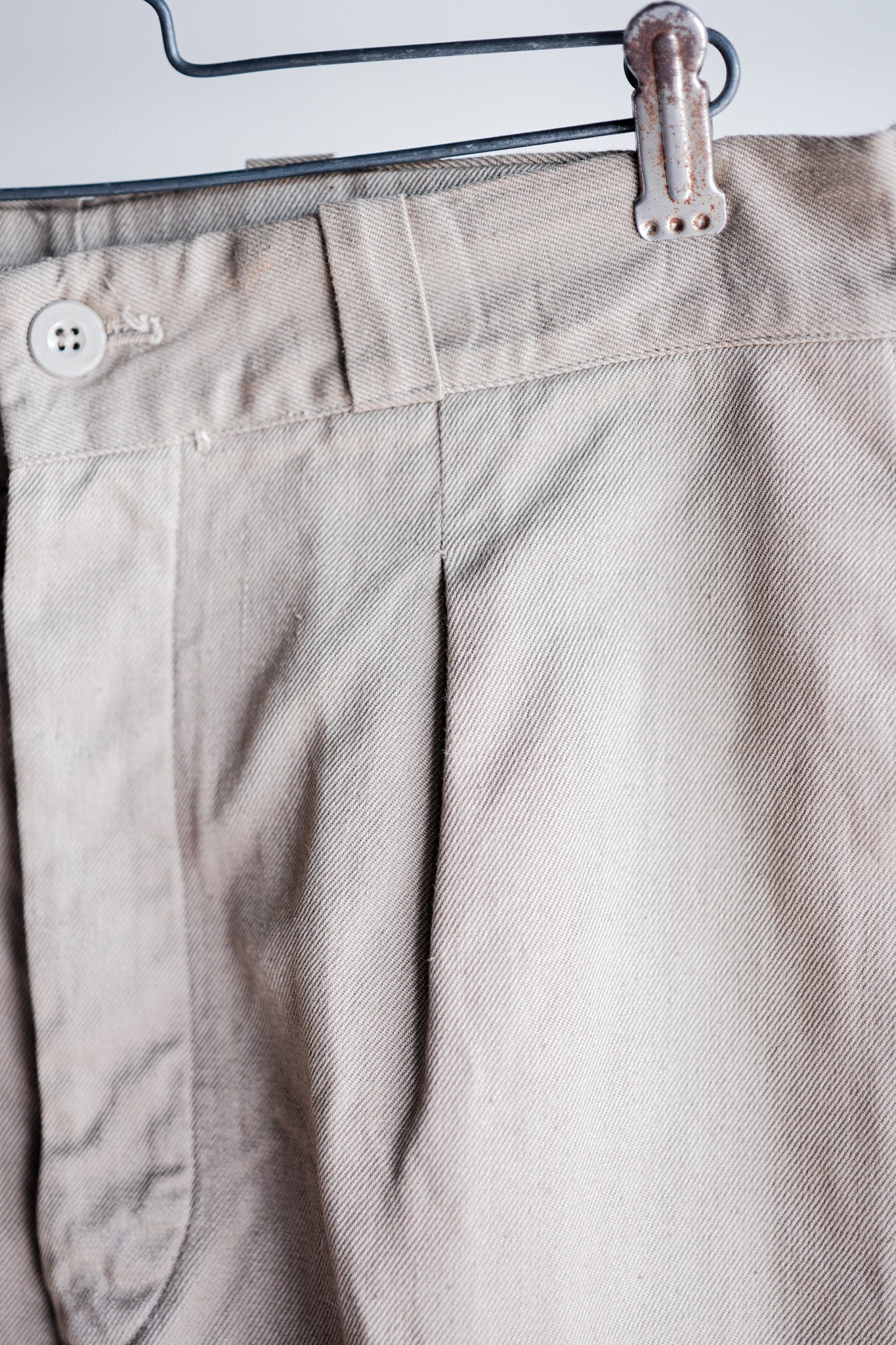 【~60's】French Army M52 Chino Trousers Size.22 "Dead Stock"