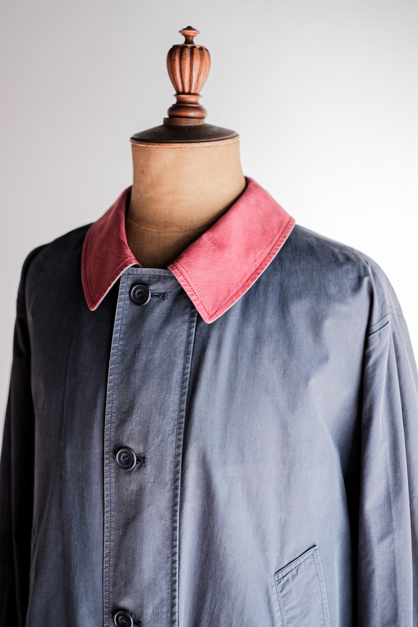 【~90's】Old INVERTERE 2 Tone Cotton Coat