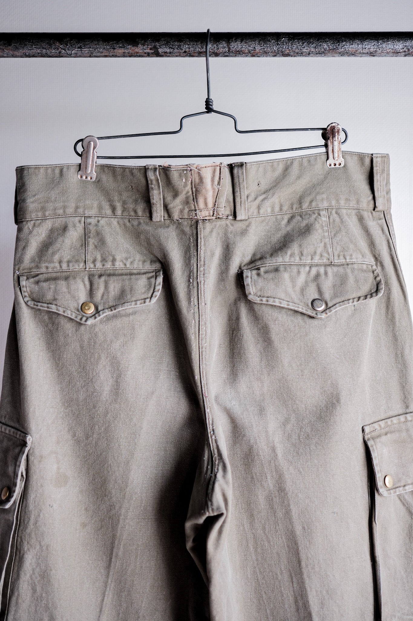【~40's】French Army TAP47 Paratrooper Trousers "1st Type"