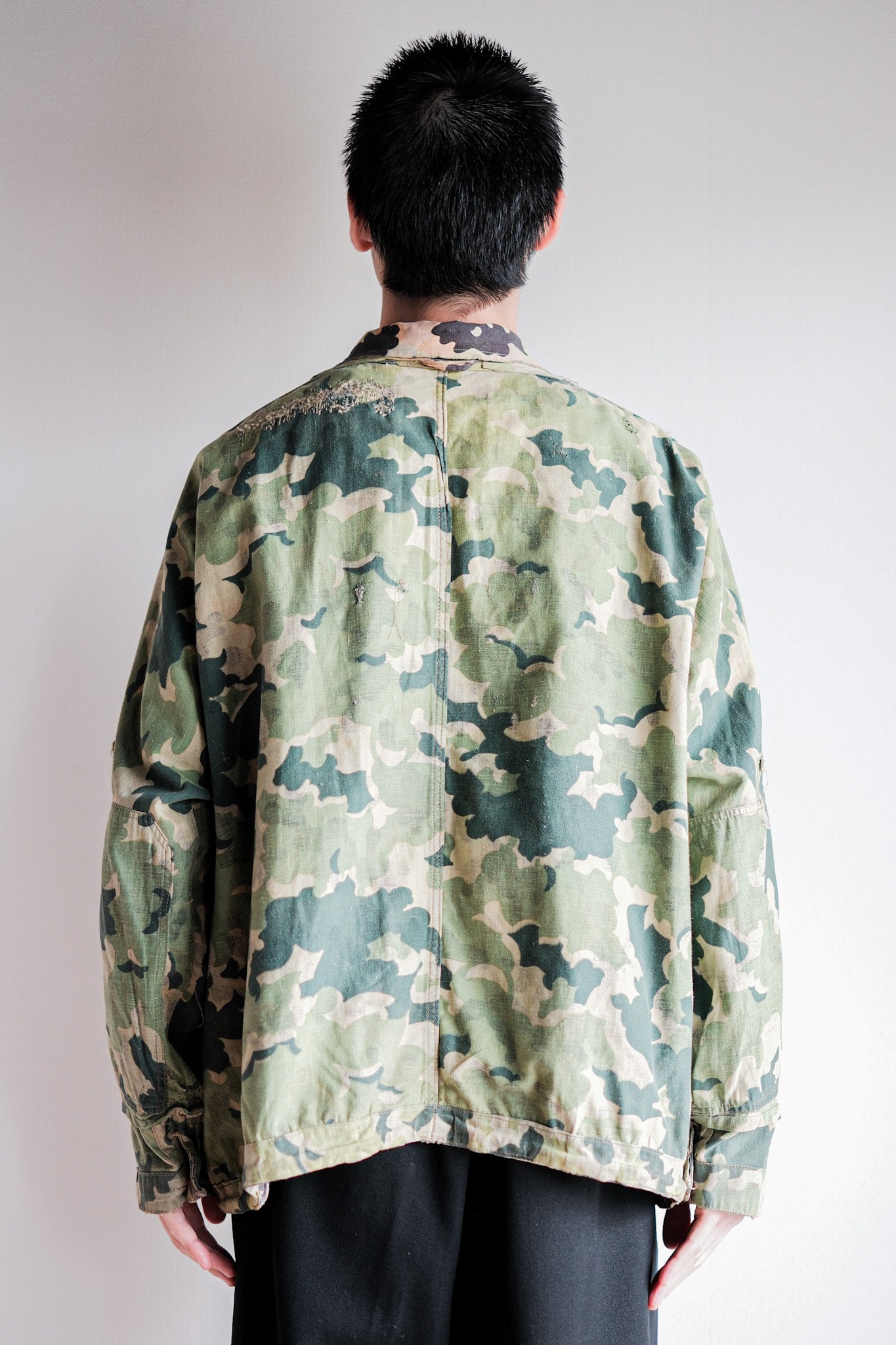 【~50's】Czechoslovakian Army Dubaky Camouflage Reversible Smock