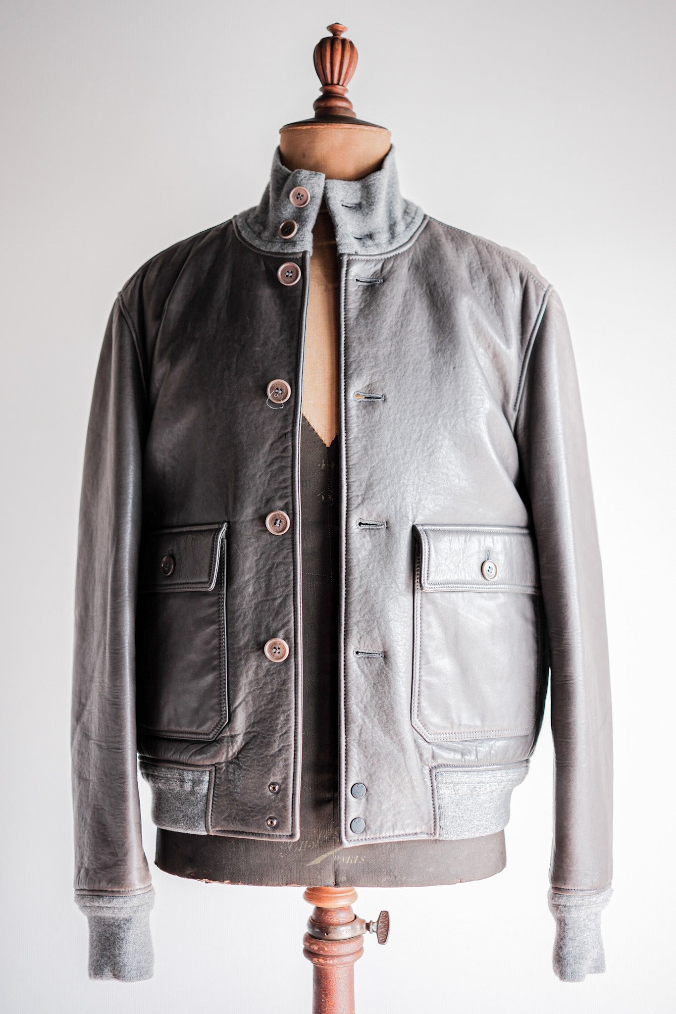【08AW】Old C.P.Company Leather Jacket Size.50