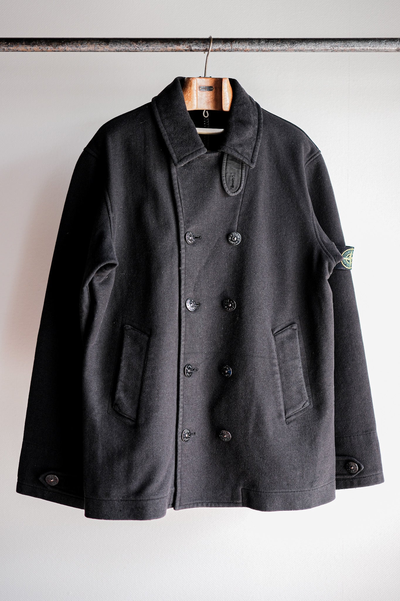 【06AW】Old STONE ISLAND Double Breasted Wool Jacket Size.L