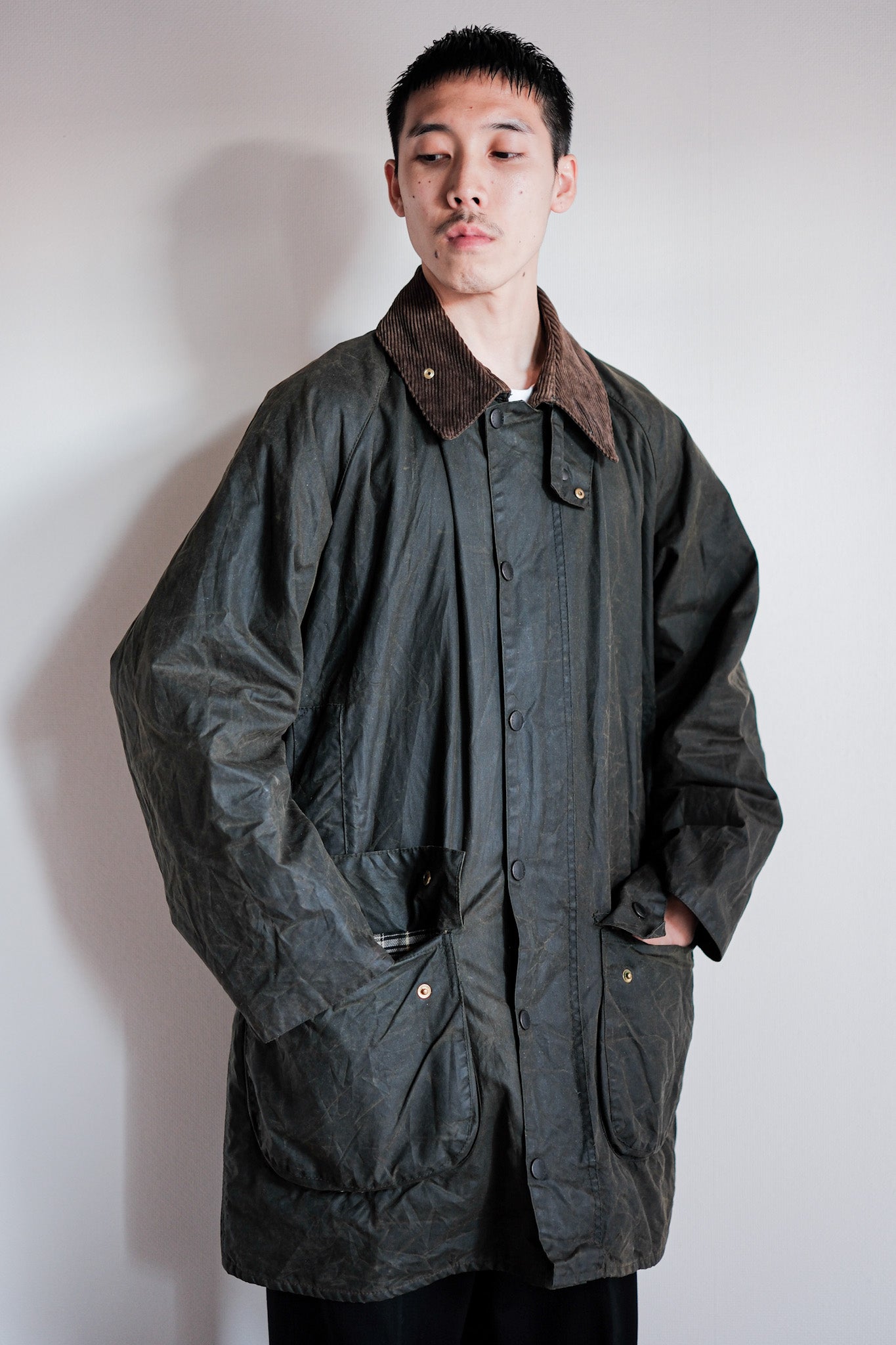 【~90’s】Vintage Barbour "GAMEFAIR" 3 Crest Size.42