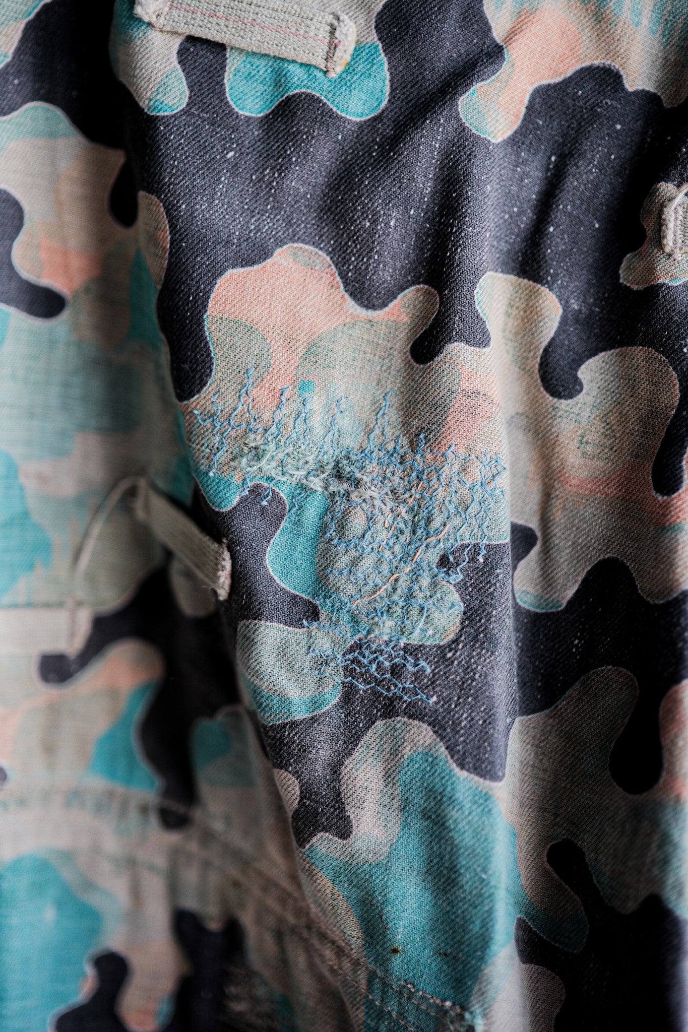 【~50's】Czechoslovakian Army Dubaky Camouflage Reversible Trousers