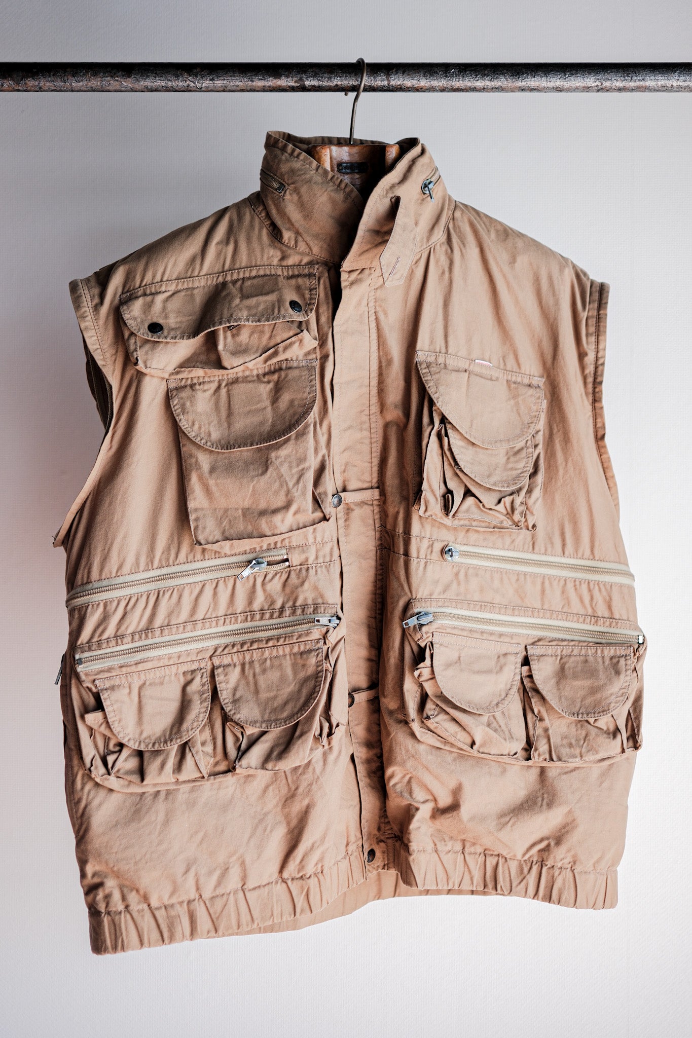 【~90's】Old Renoma Paris Multi Pocket Photographer Vest Size.48/50