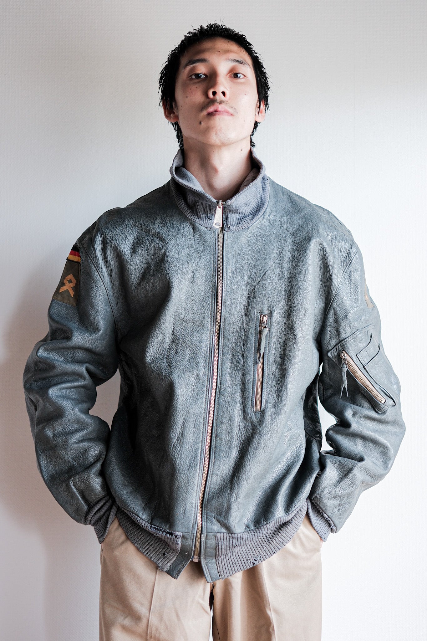 【~60’s】West German Air Force Pilot Leather Jacket