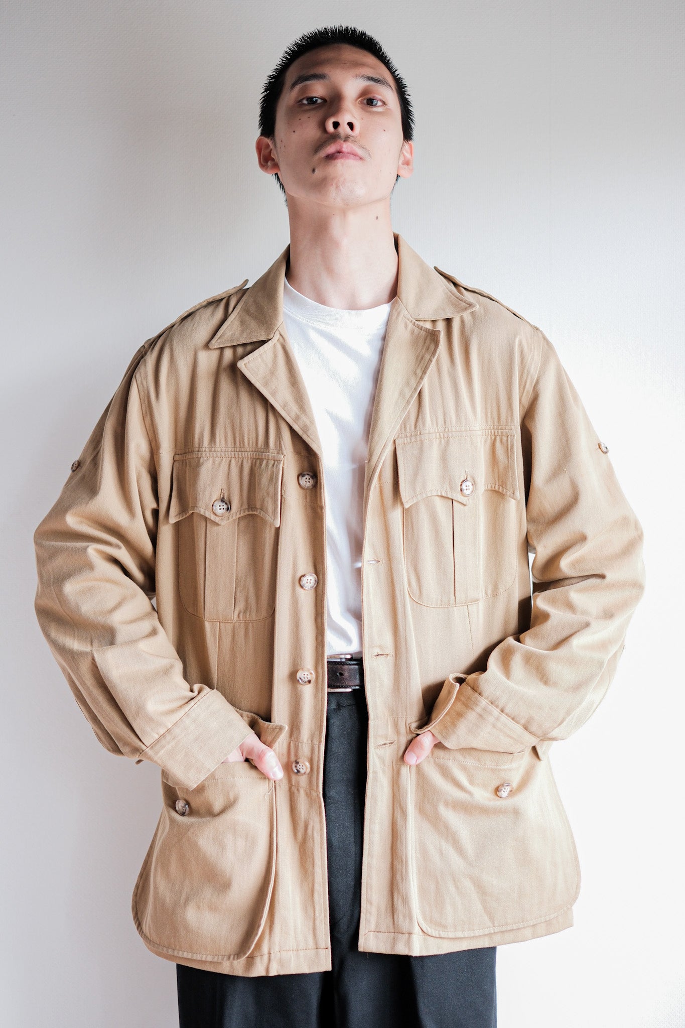 【~80's】Willis&Geiger Australian Bush Jacket Size.38 "Made in U.S.A."