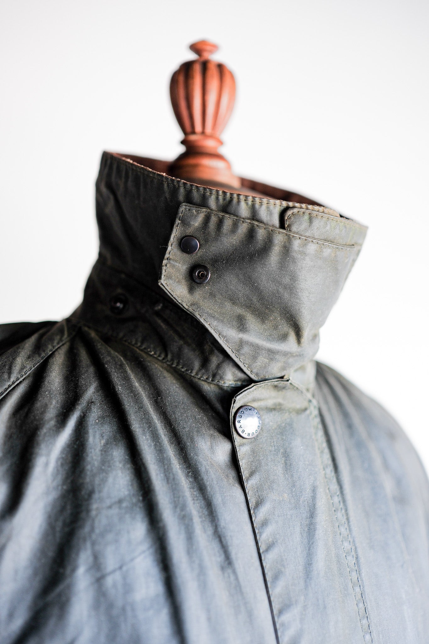 【~80's】Vintage Barbour "BEDALE" 2 Crest Size.42