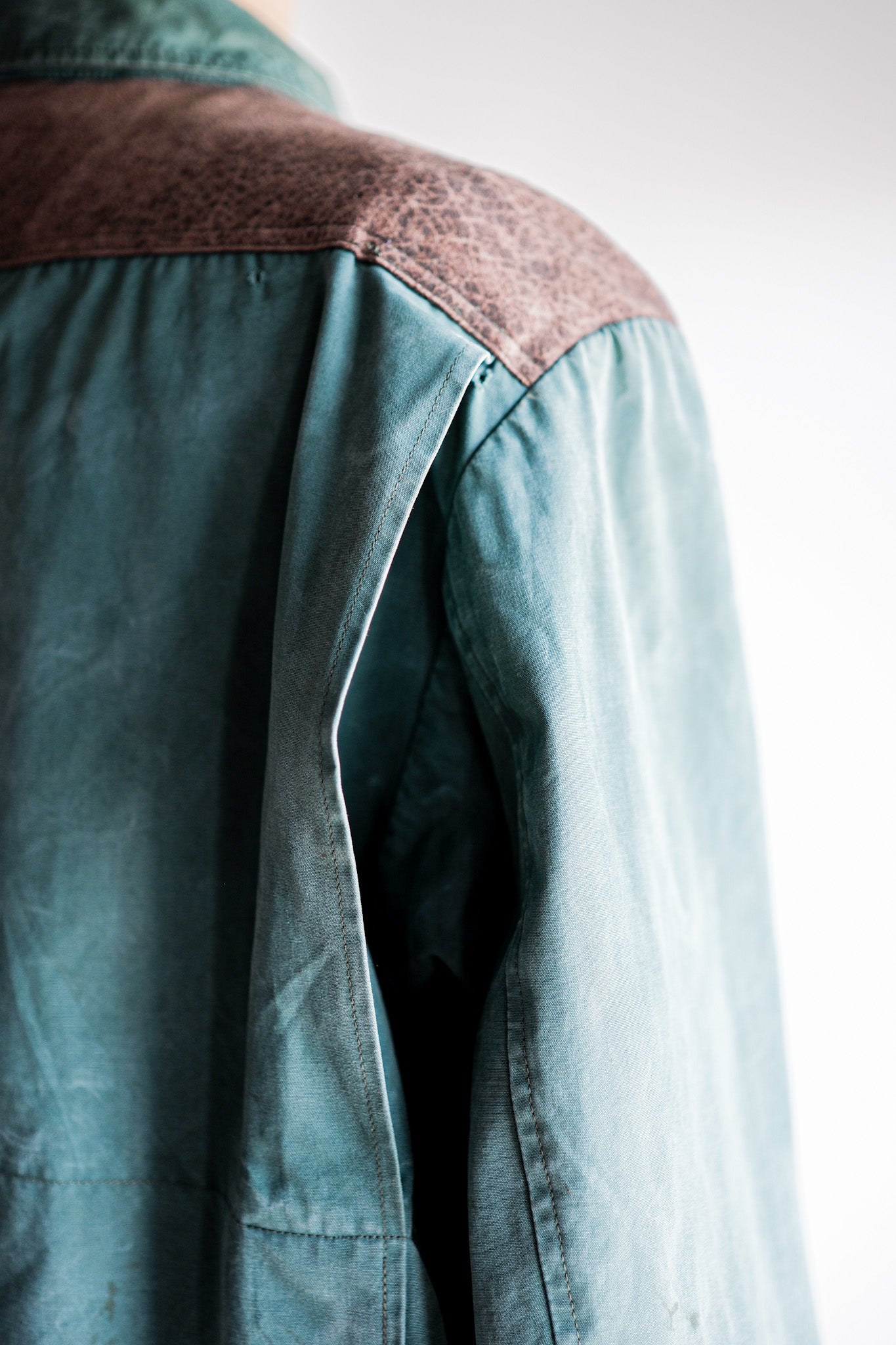 【~60's】French Vintage Hunting & Fishing Cotton Jacket Size.52 "L'ESQUIMAU"