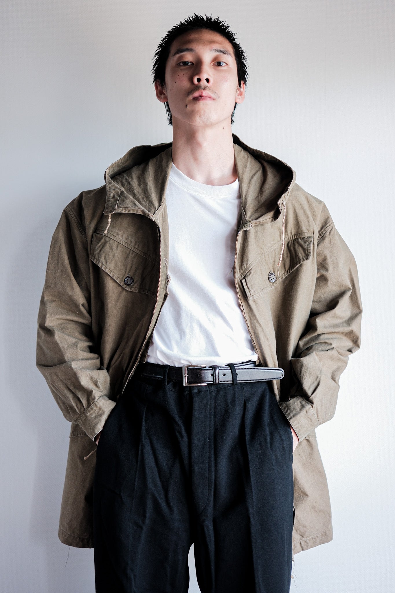 【~60's】French Army Alpine Mountain Smock Parka Size.22 "Modified"