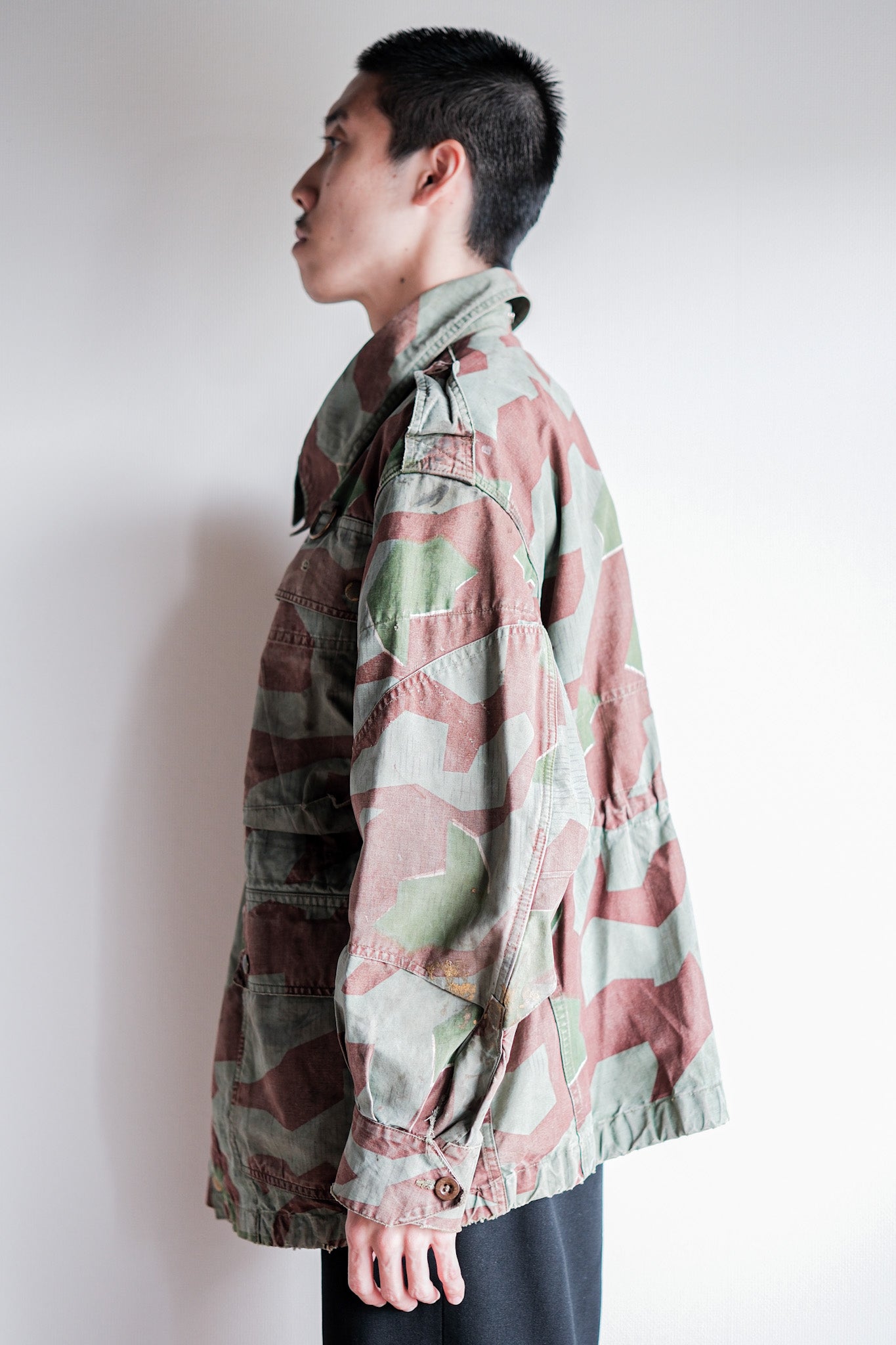 【~50's】German Army Splinter Camouflage Paratrooper Jacket