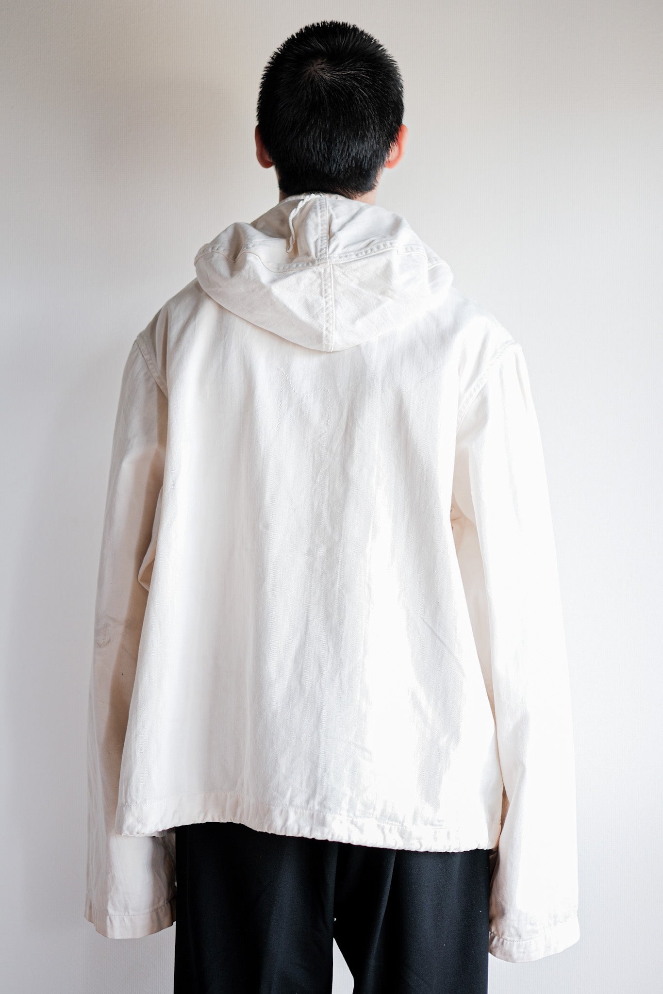 【~40's】U.S.NAVY Salvage Parka Size.M "Early Type"