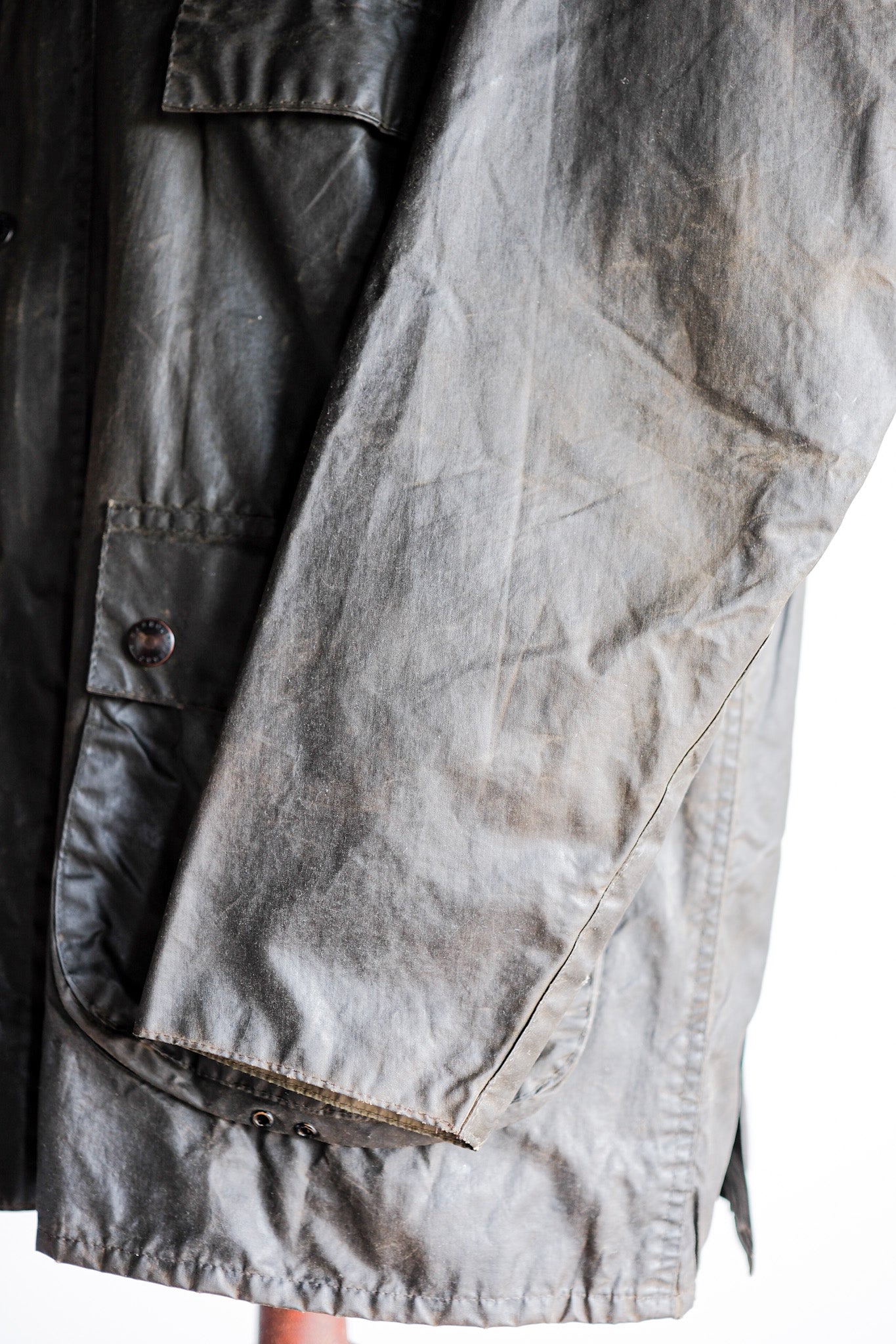 【~80's】Vintage Barbour "BEDALE" 2 Crest Size.42