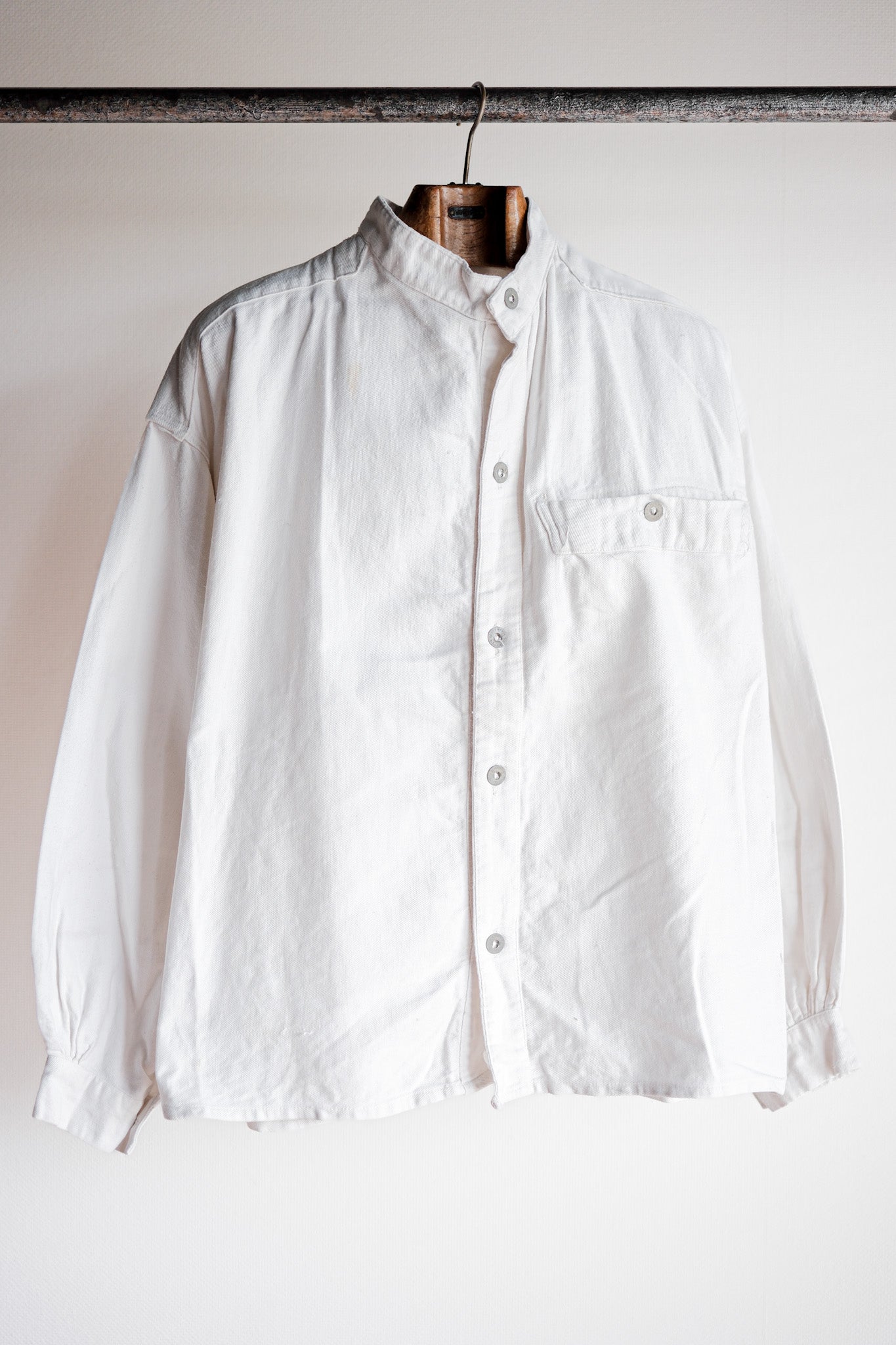 30's French Army Cotton Twill Bourgeron Jacket