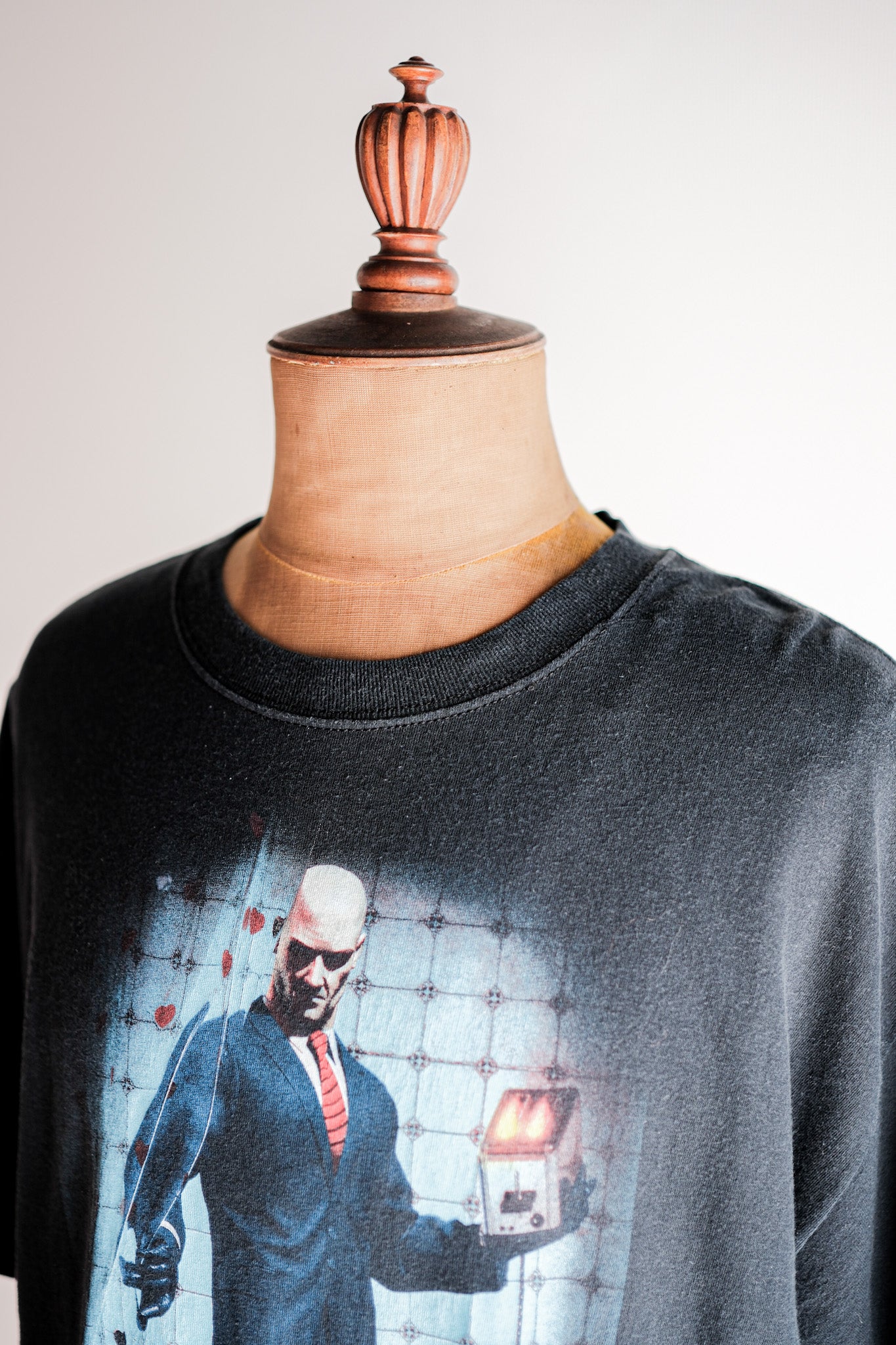 【~00's】Vintage Game Print T-shirt Size.XL "Hitman - Blood Money"