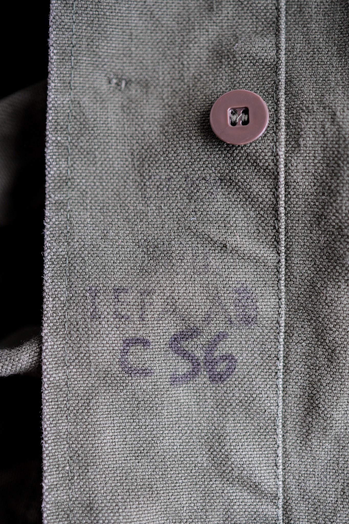 【~60's】Swedish Army Dispatch Rider Motorcycle Jacket Size.C56