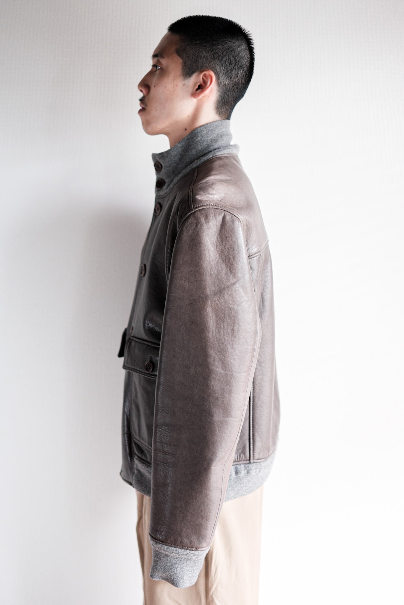 【08AW】Old C.P.Company Leather Jacket Size.50