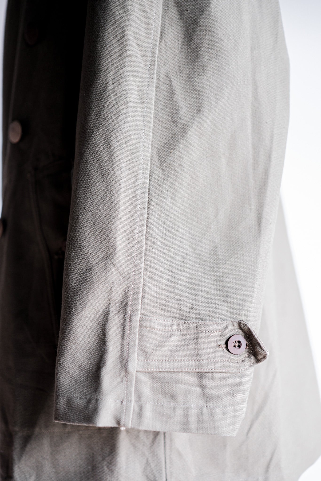 【~40's】French Army M38 Double Breasted Motorcycle Jacket Size.2 "1st Type" "Dead Stock"