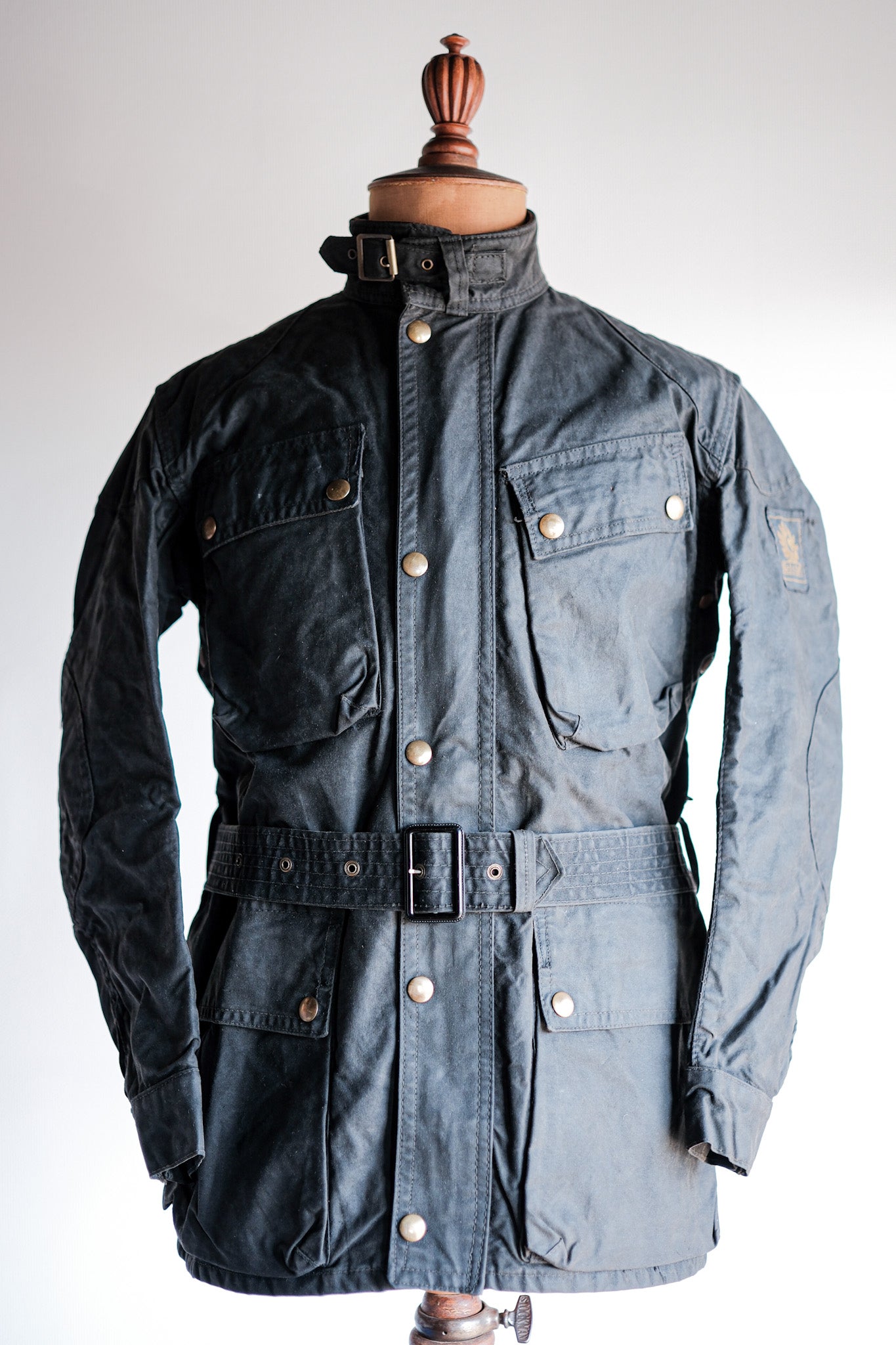【~60's】Vintage Belstaff Waxed Jacket Size.34 "TRIALMASTER"