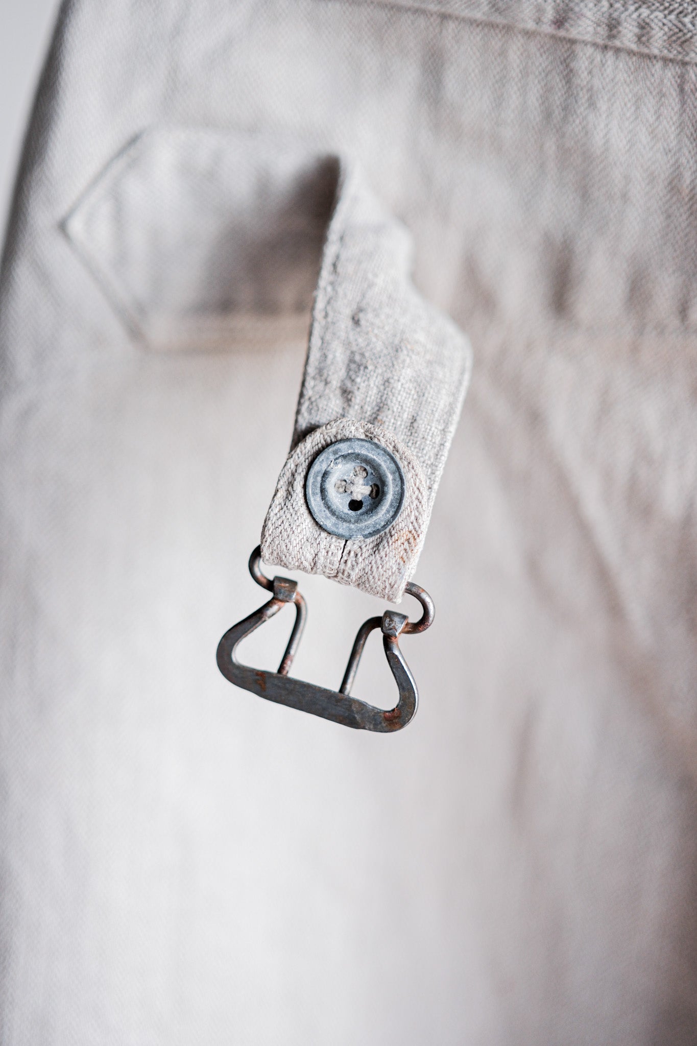 【~40's】WW2 German Army Drillich HBT Linen Trousers