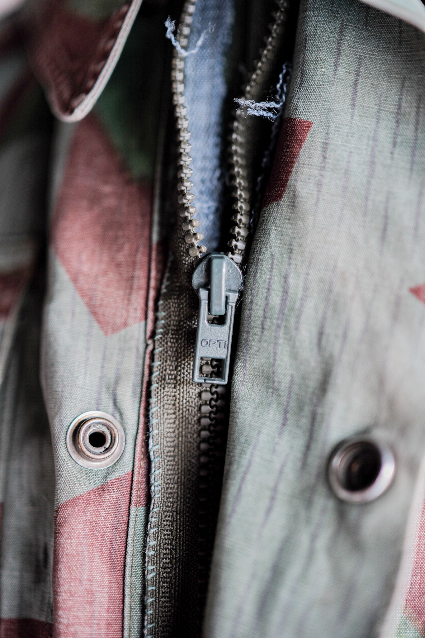 【~50's】German Army Splinter Camouflage Paratrooper Jacket