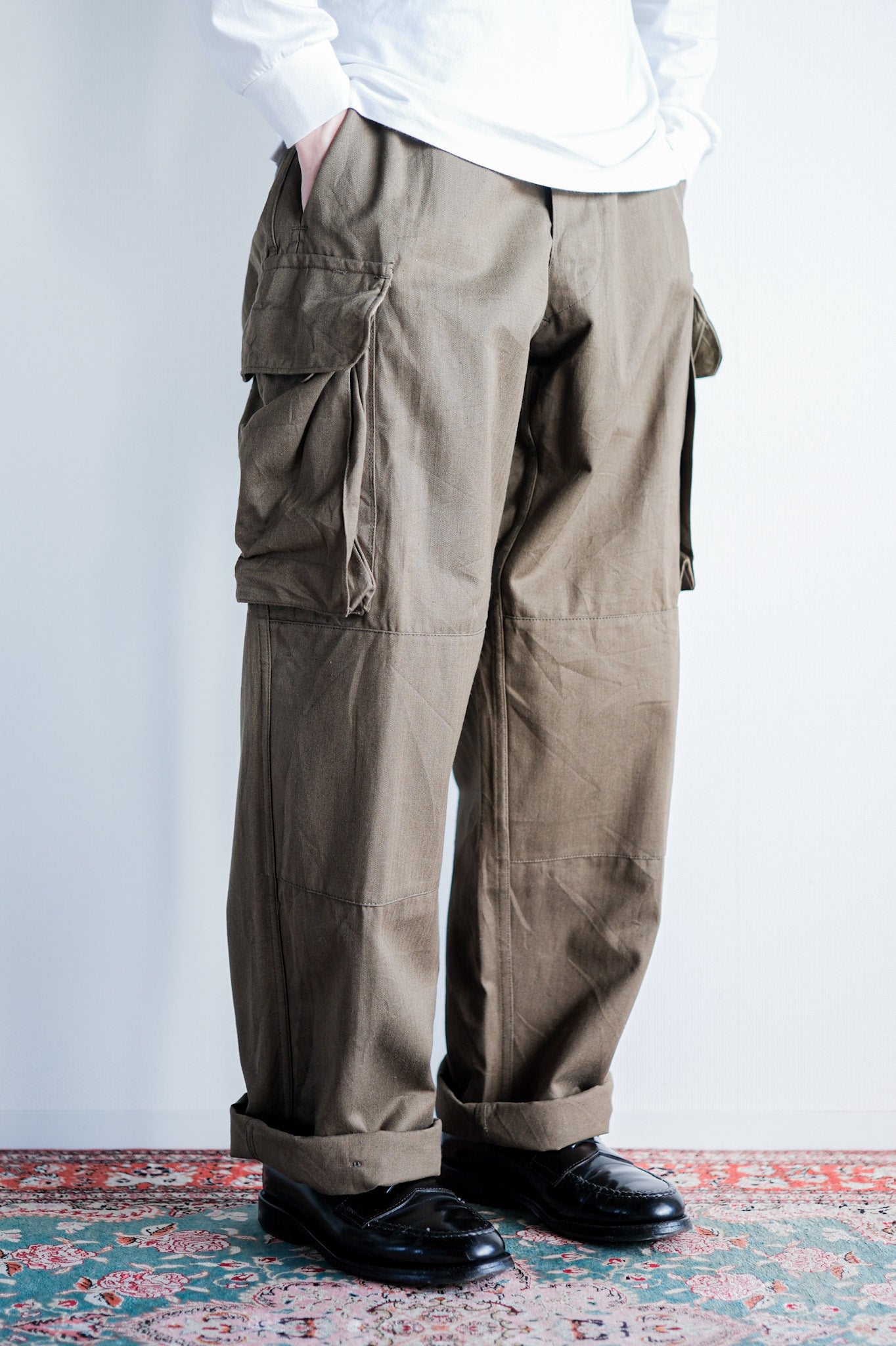 【~60's】French Army M47 Field Trousers Size.84M "Dead Stock"