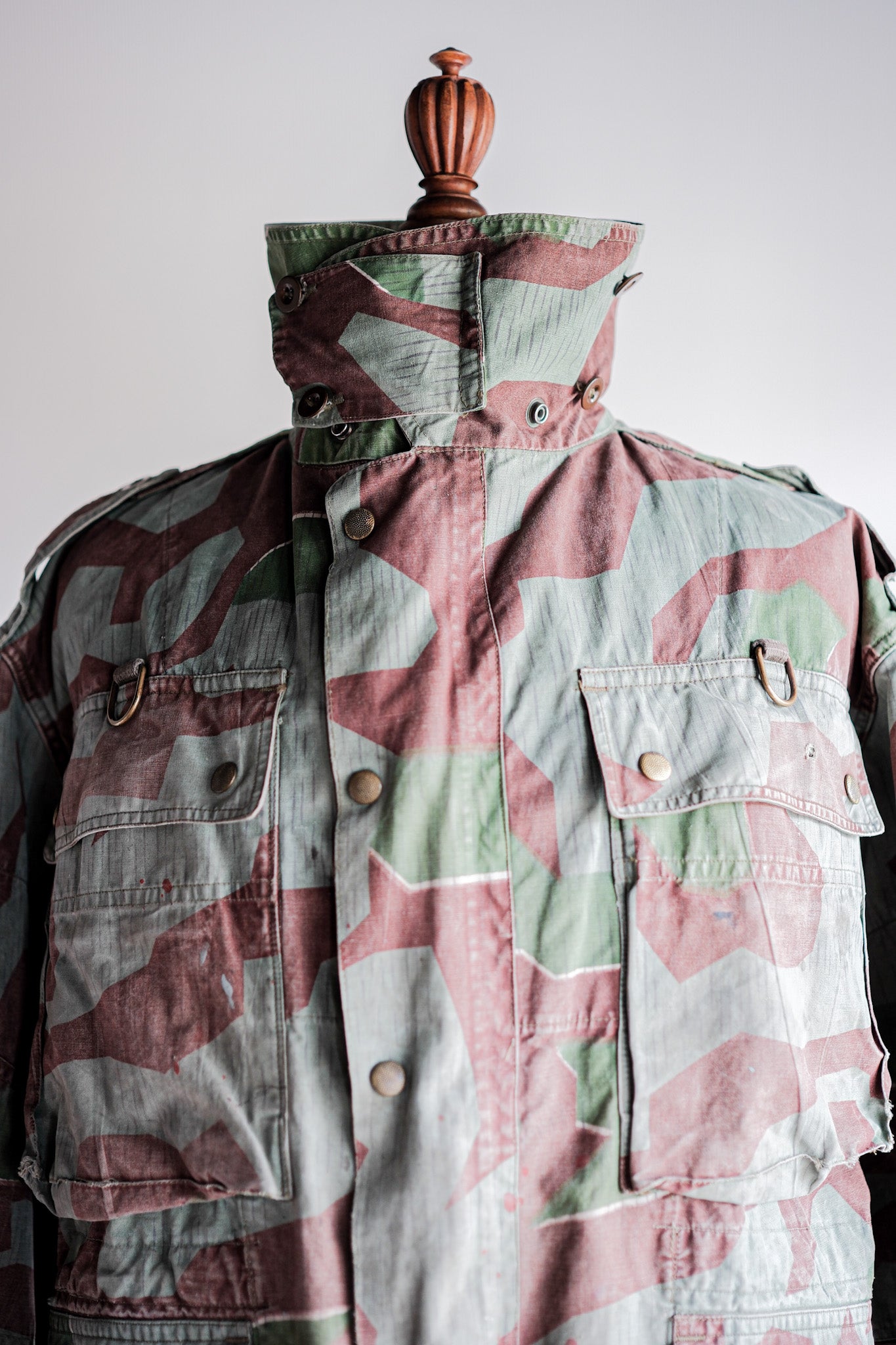 【~50's】German Army Splinter Camouflage Paratrooper Jacket