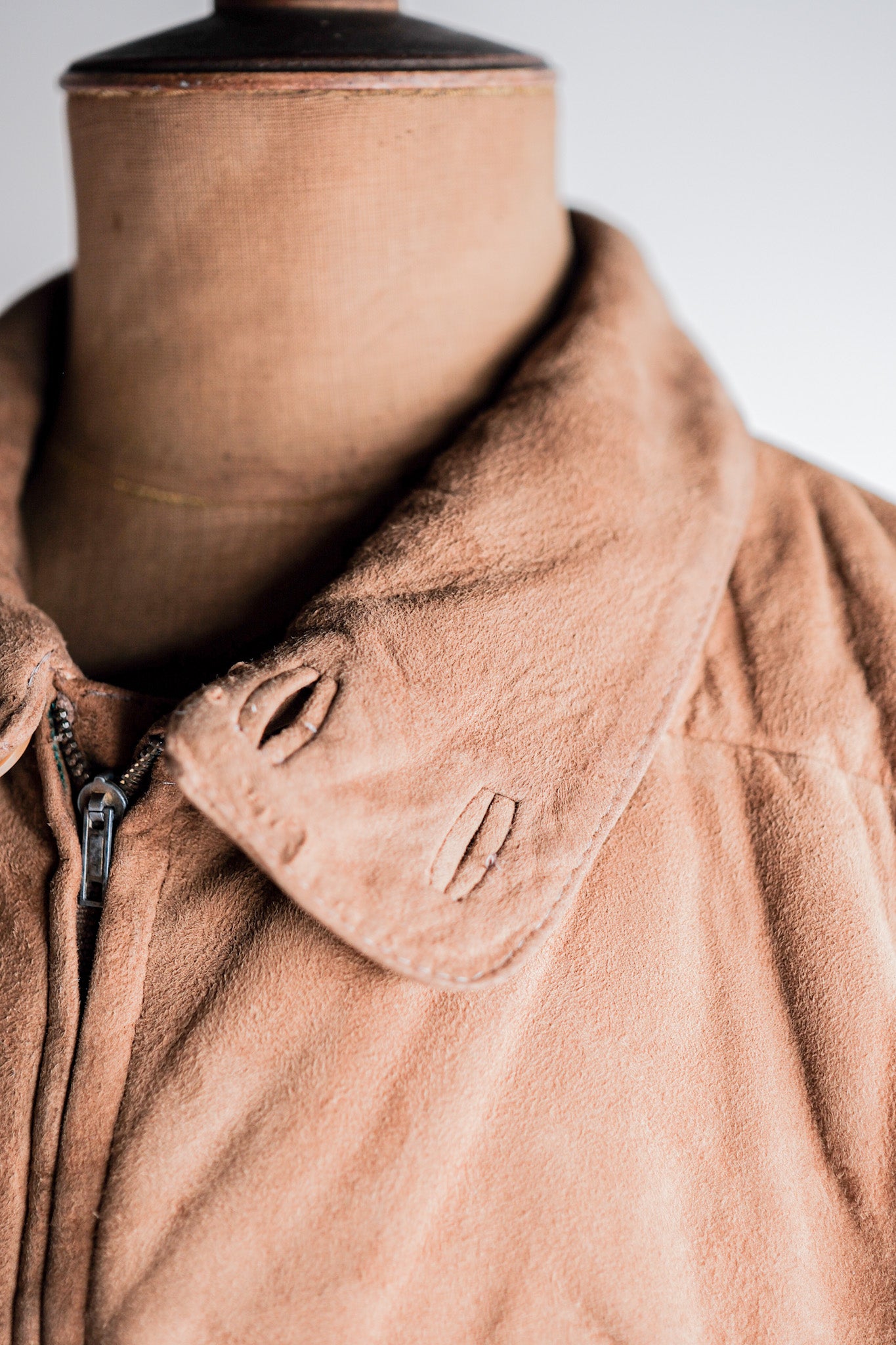 【~80's】Old GIORGIO ARMANI Suede Leather Jacket