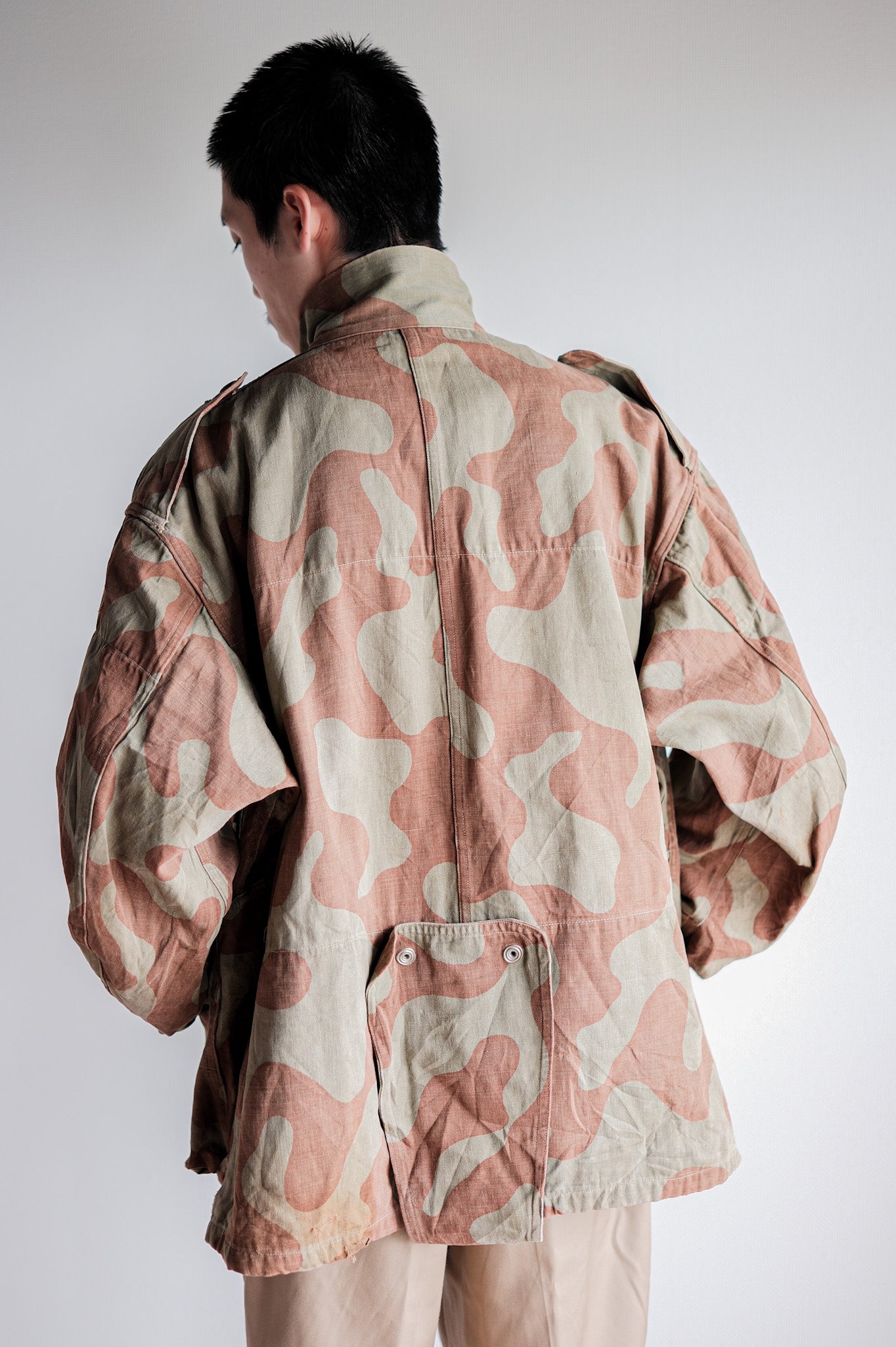 【~50's】Belgium Army Bataillon de Corée Camouflage Denison Smock