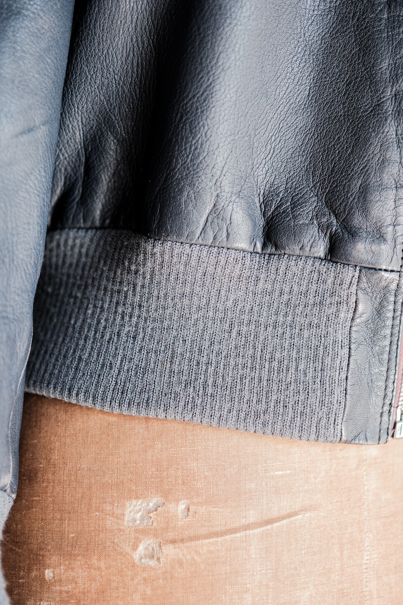 【~60’s】West German Air Force Type Pilot Leather Jacket “Early Type”