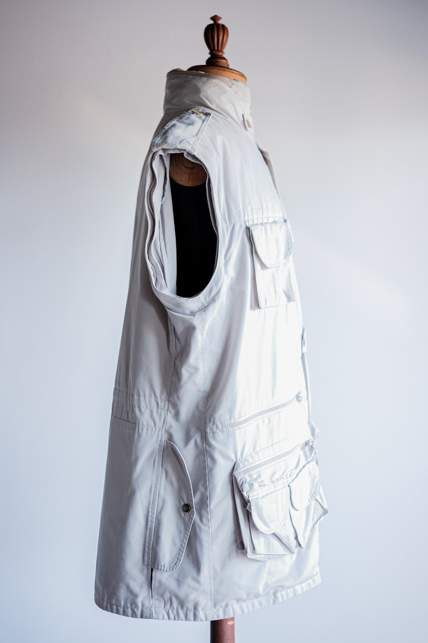 【~90's】Old Renoma Paris Detachable Sleeve Multi Pocket Jacket With Liner