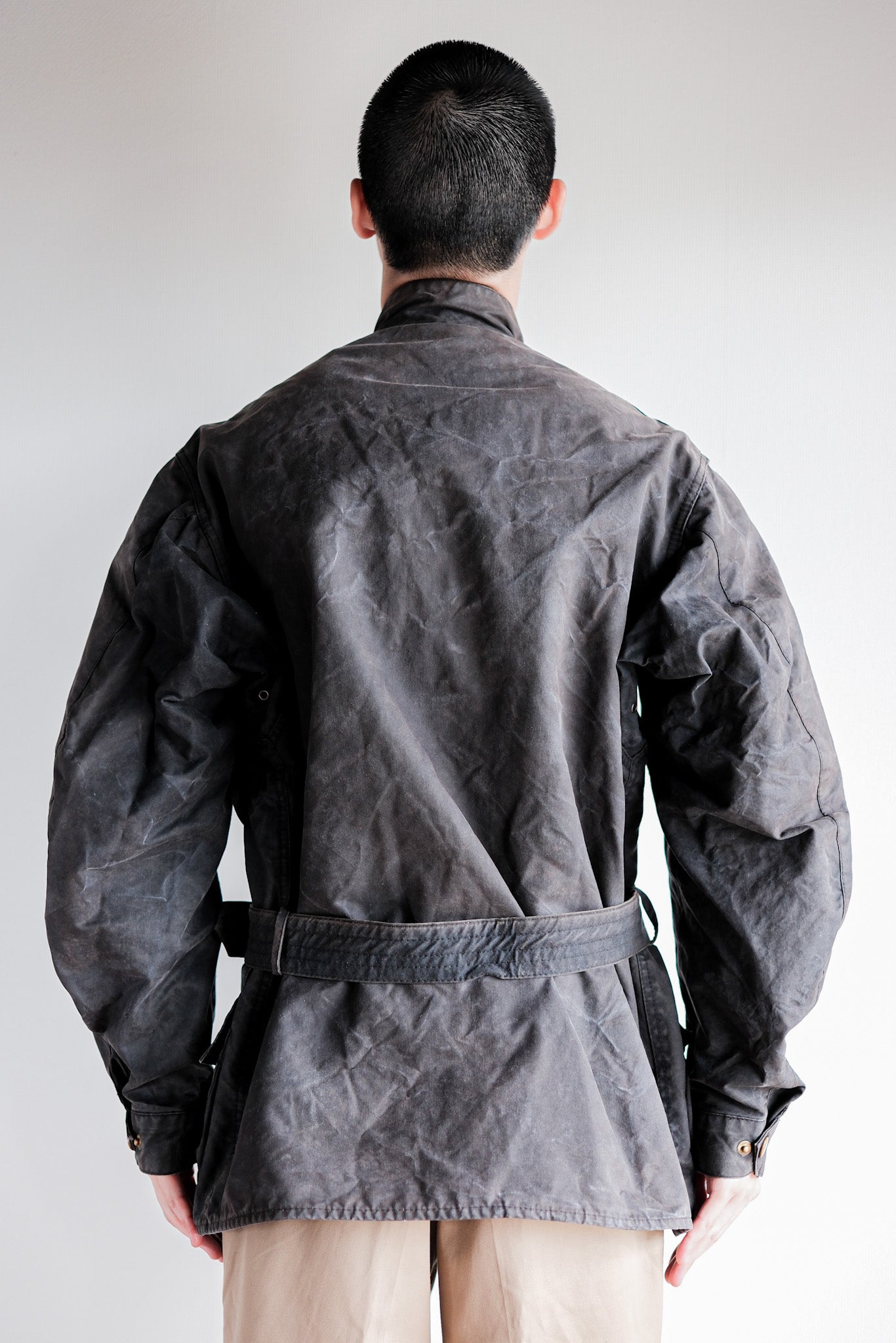 【~90's】Vintage Barbour "BEACON JACKET" 3 Crest "Unusual Lining"
