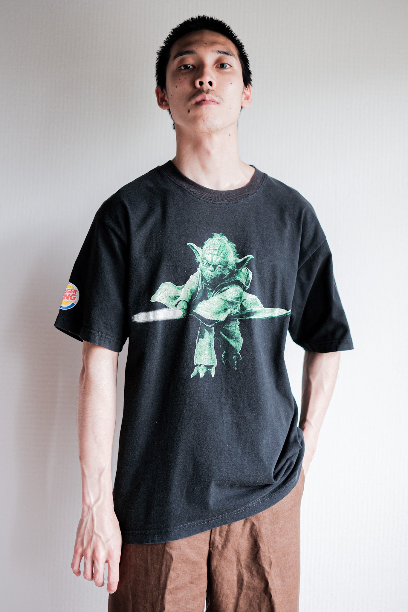 【~00's】Vintage Movie Print T-shirt Size.L "Star Wars Episode III × BURGER KING"