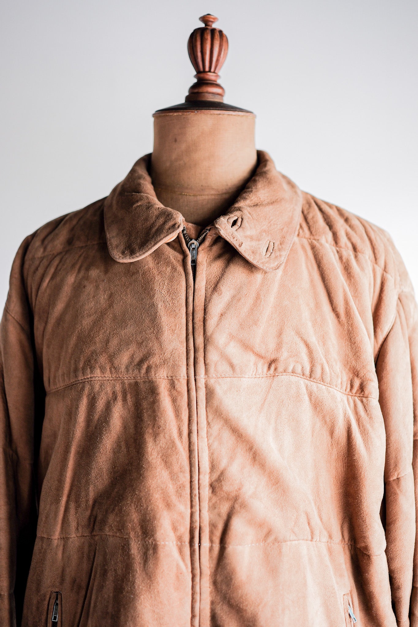 【~80's】Old GIORGIO ARMANI Suede Leather Jacket