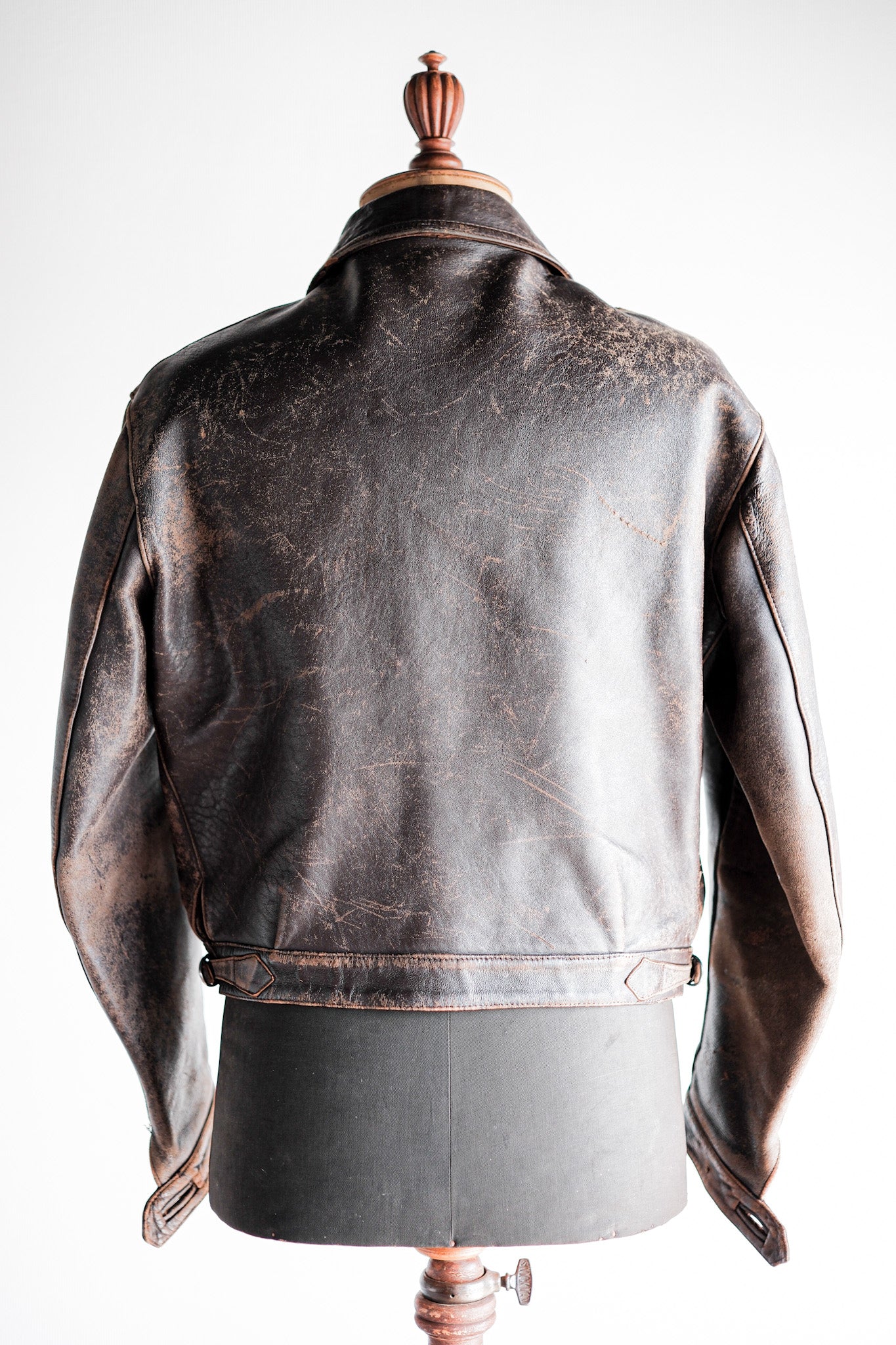 【~40's】French Vintage Hartmann Type Leather Jacket
