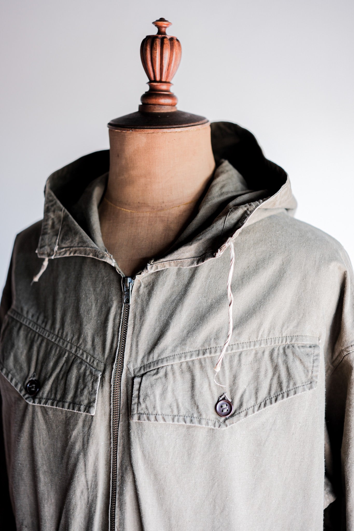 【~60's】French Army Alpine Mountain Smock Parka Size.22 "Modified"