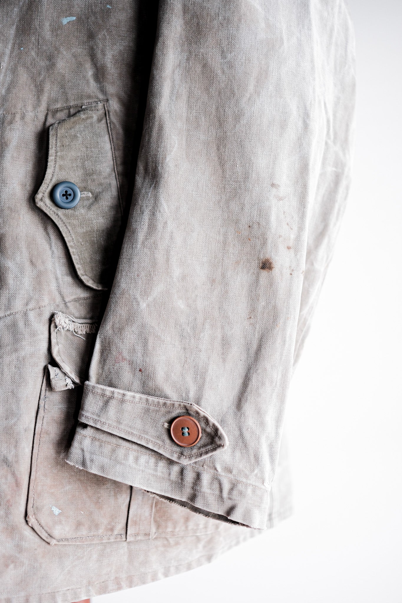【~40's】German Army Mountain Trooper Double Breasted Jacket
