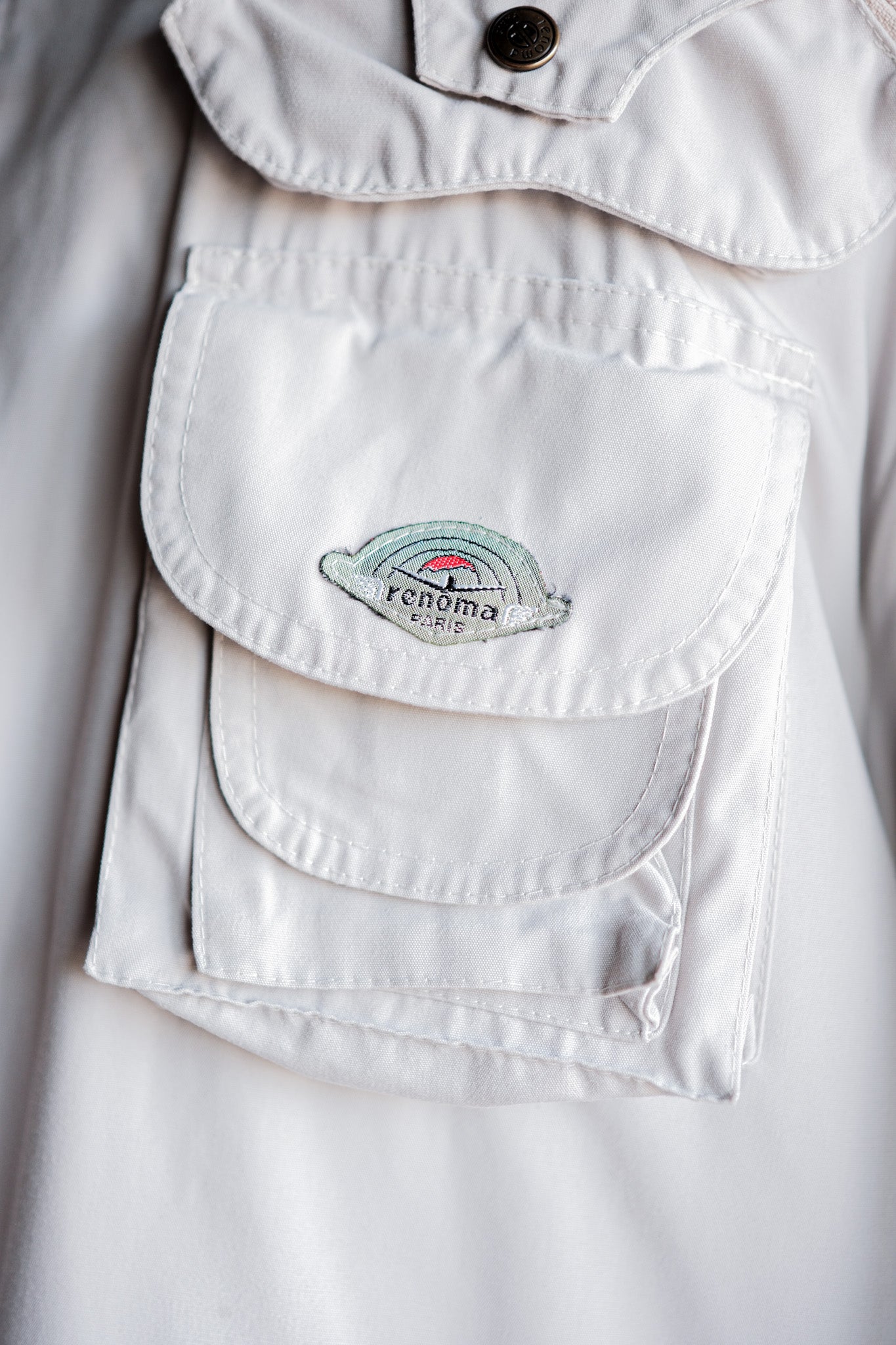 【~90's】Old Renoma Paris Detachable Sleeve Multi Pocket Jacket With Liner