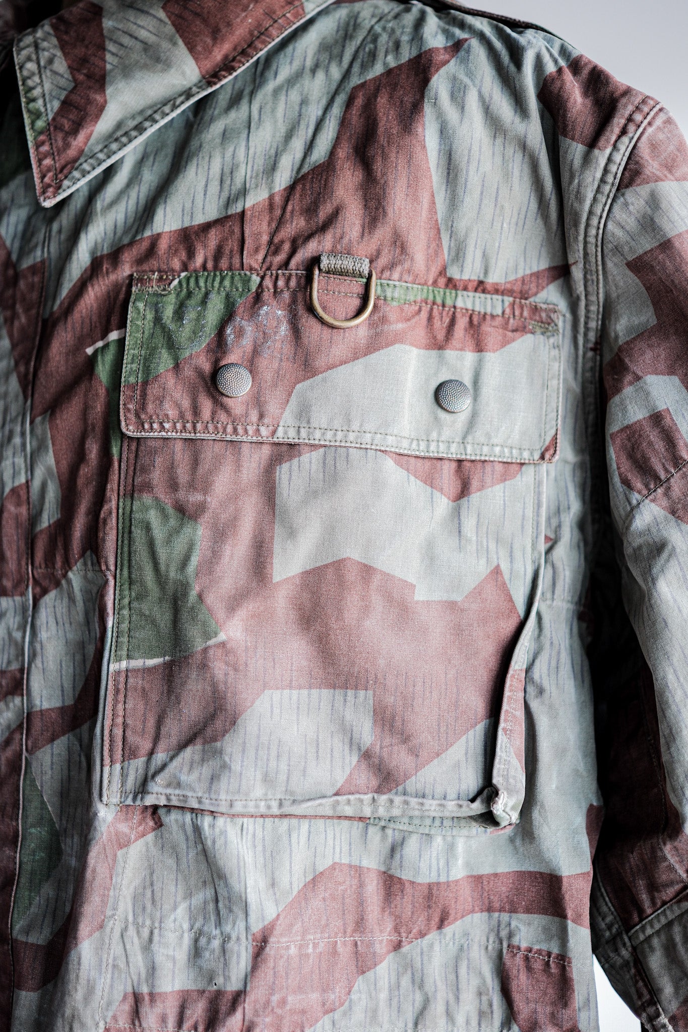 【~50's】German Army Splinter Camouflage Paratrooper Jacket