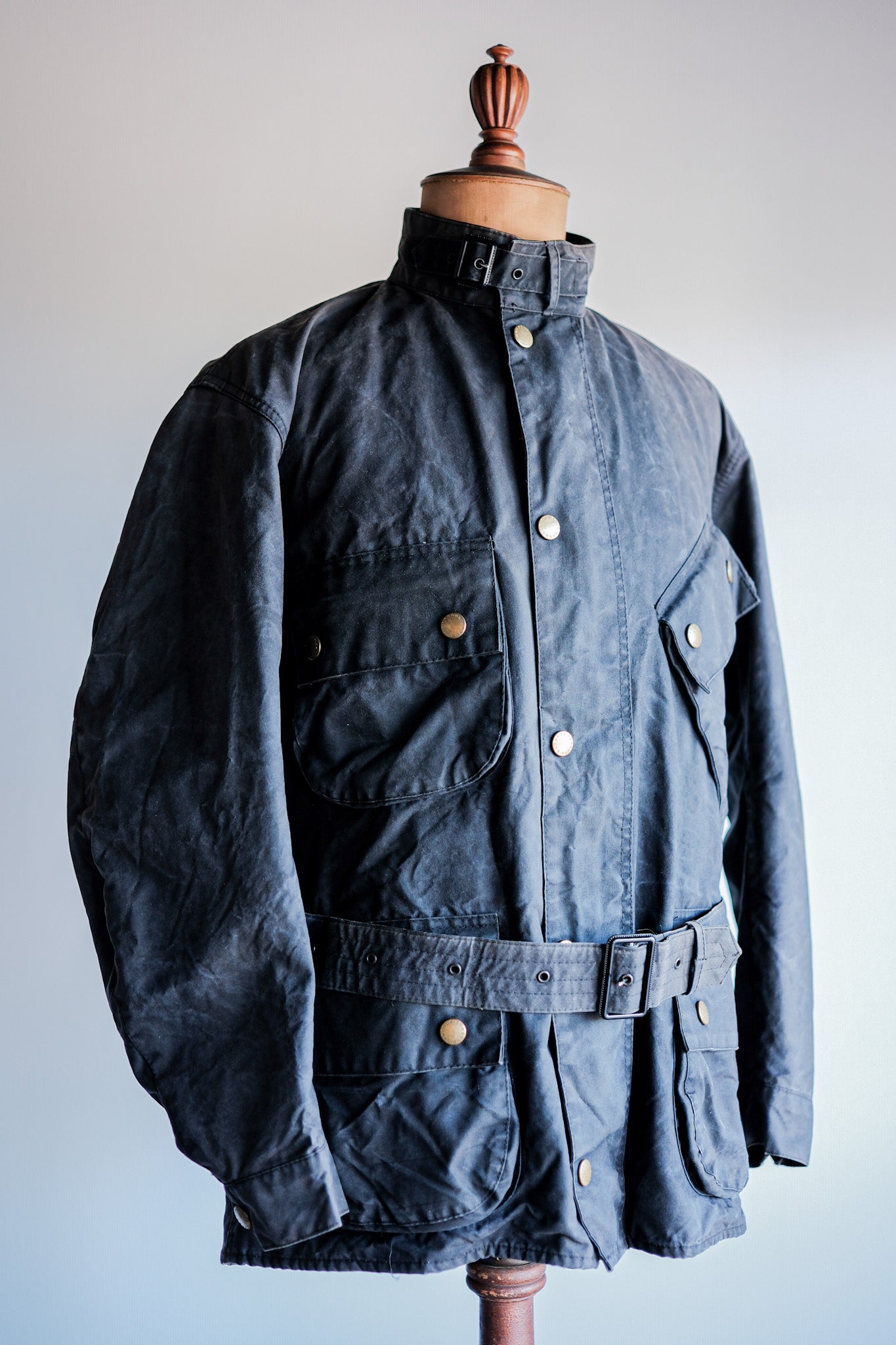 【~90's】Vintage Barbour "BEACON JACKET" 3 Crest "Unusual Lining"
