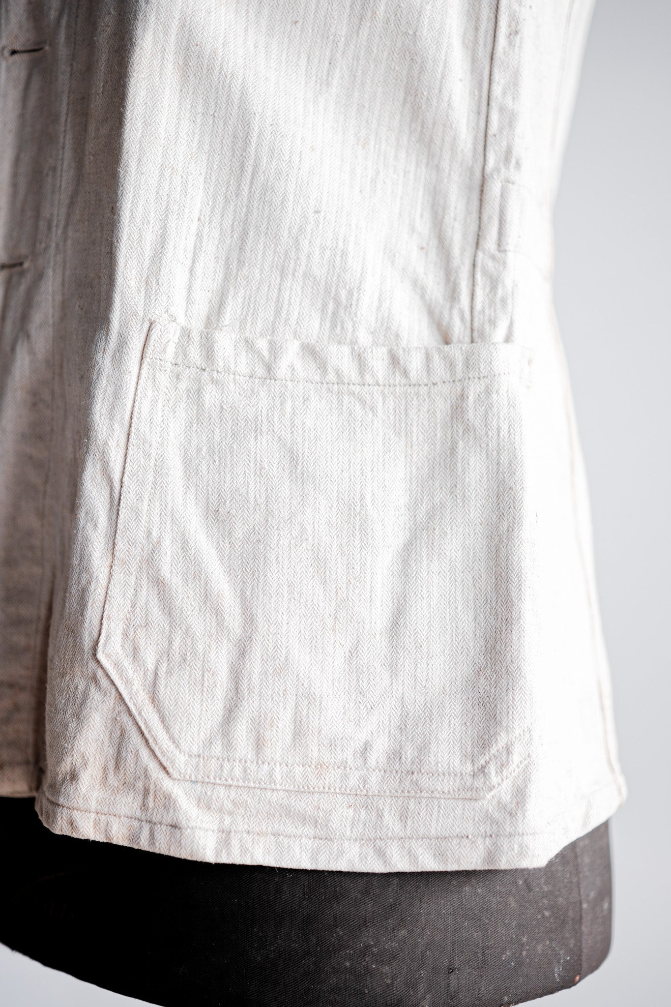 【~40's】German Air Force Drillich HBT Linen Jacket "Luftwaffe"