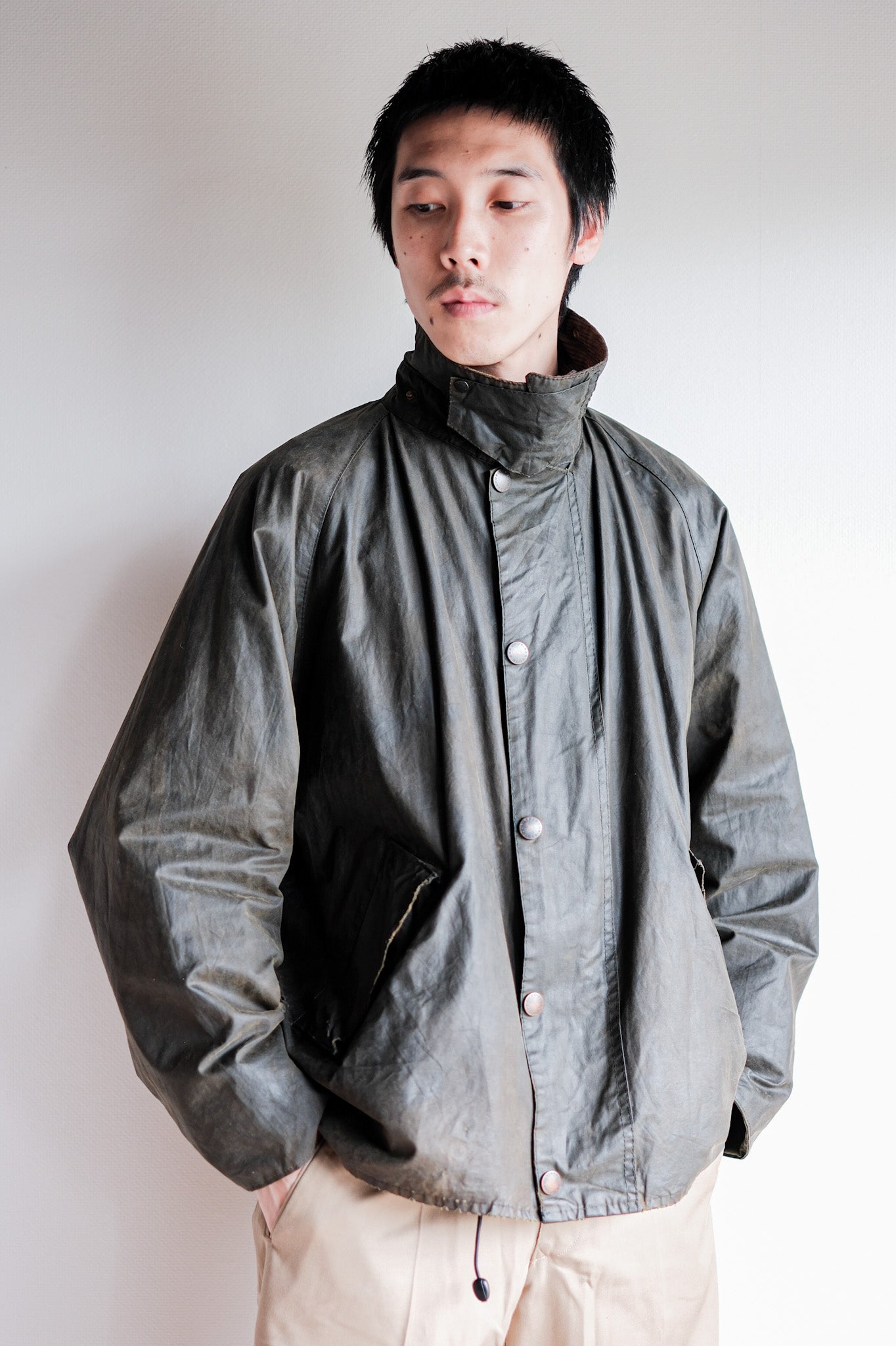 【~00's】Vintage Barbour "BEAULIEU JACKET" 3 Crest Size.42