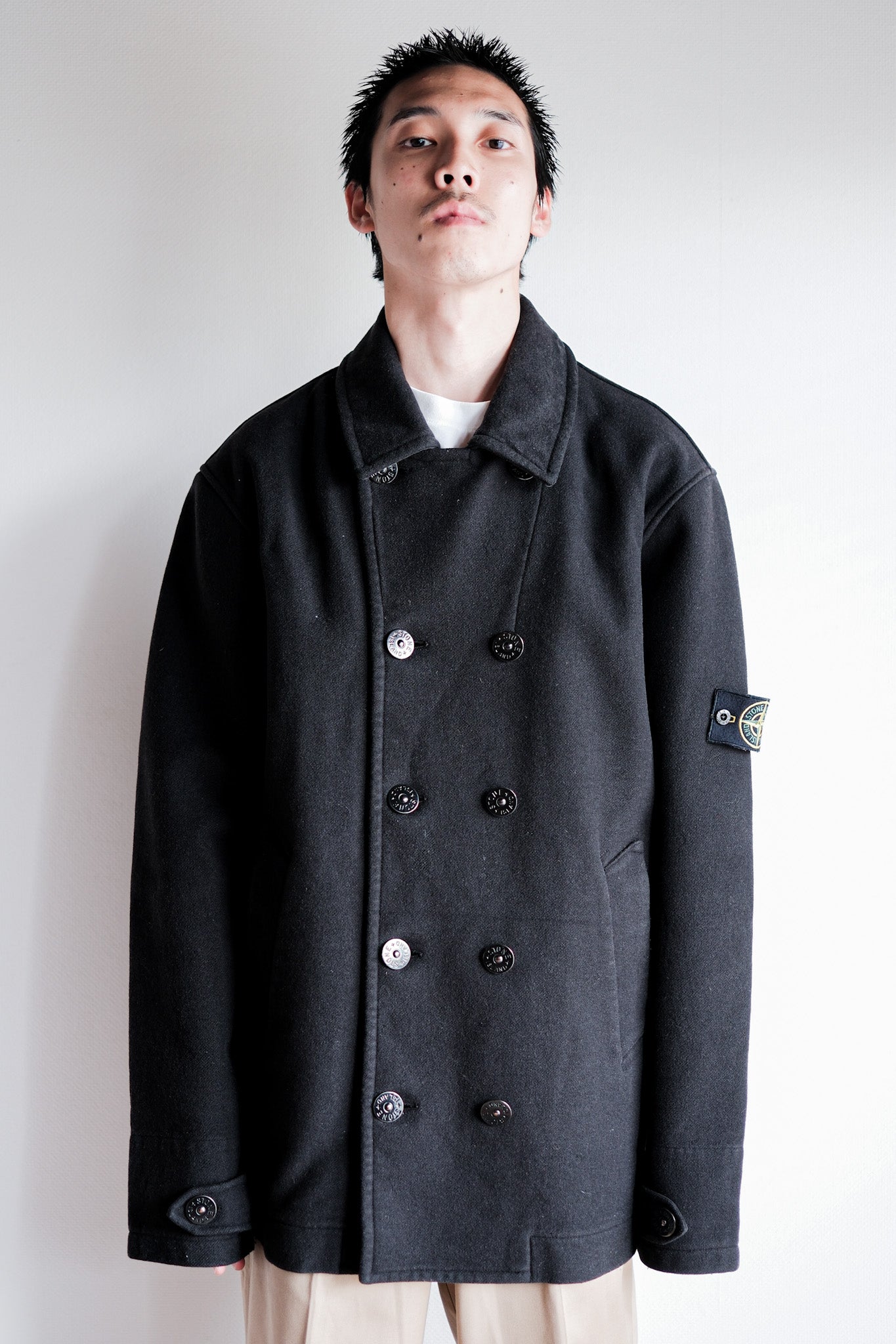 【06AW】Old STONE ISLAND Double Breasted Wool Jacket Size.L