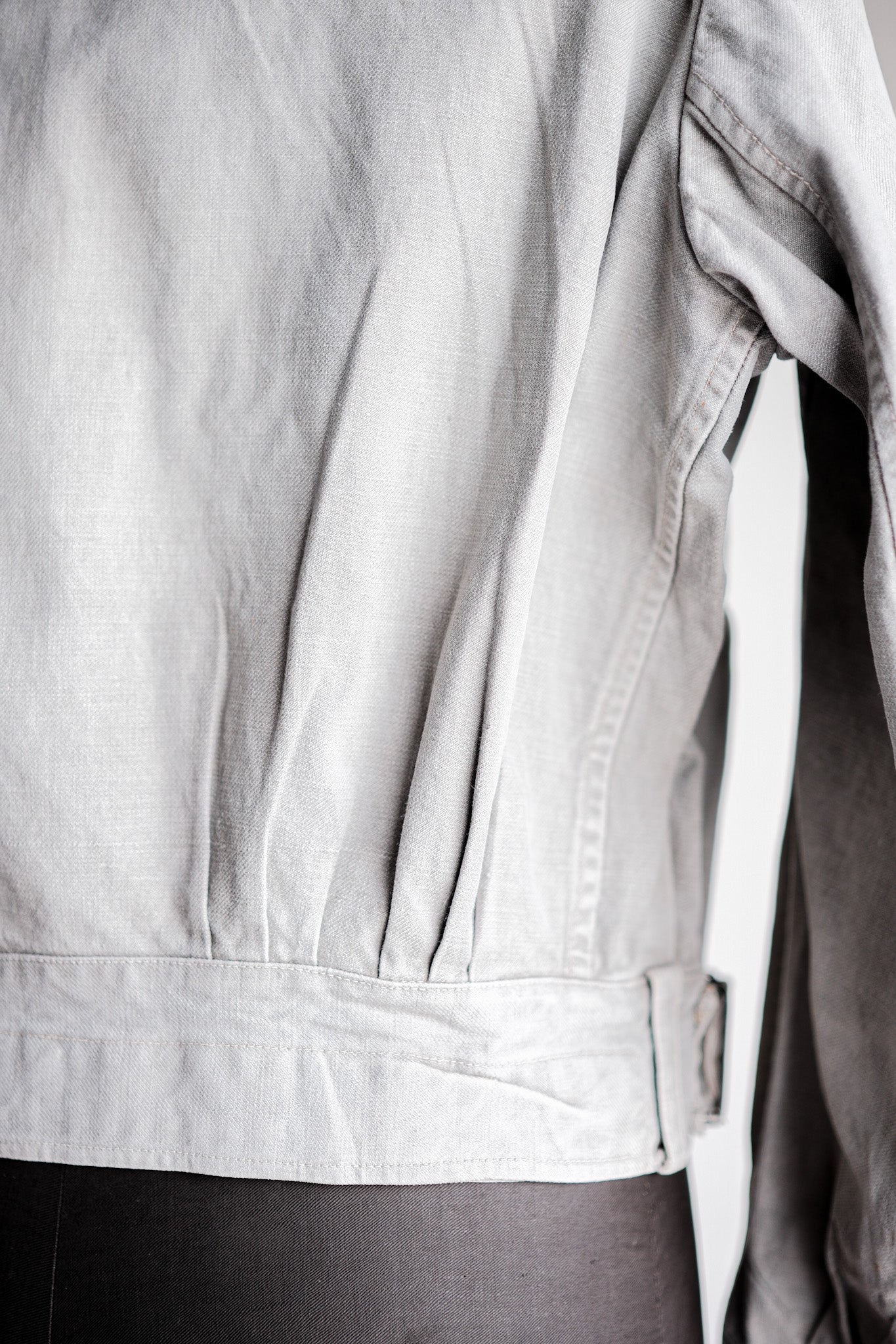 [~ 40) 프랑스 군대 M44 배틀 드레스 재킷 크기 .42 "수정"