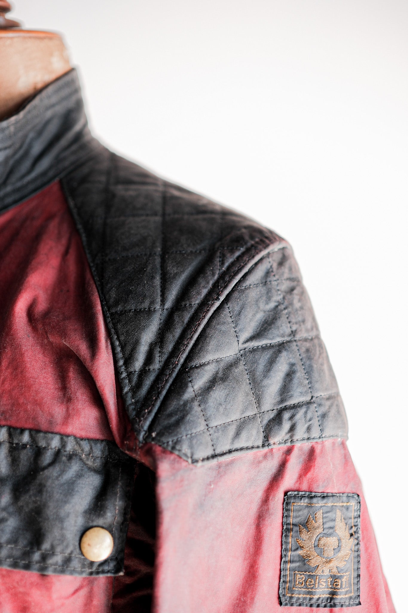 【~70's】Vintage Belstaff 2 Tone Red Waxed Jacket “TRIALMASTER" “Custom Order”