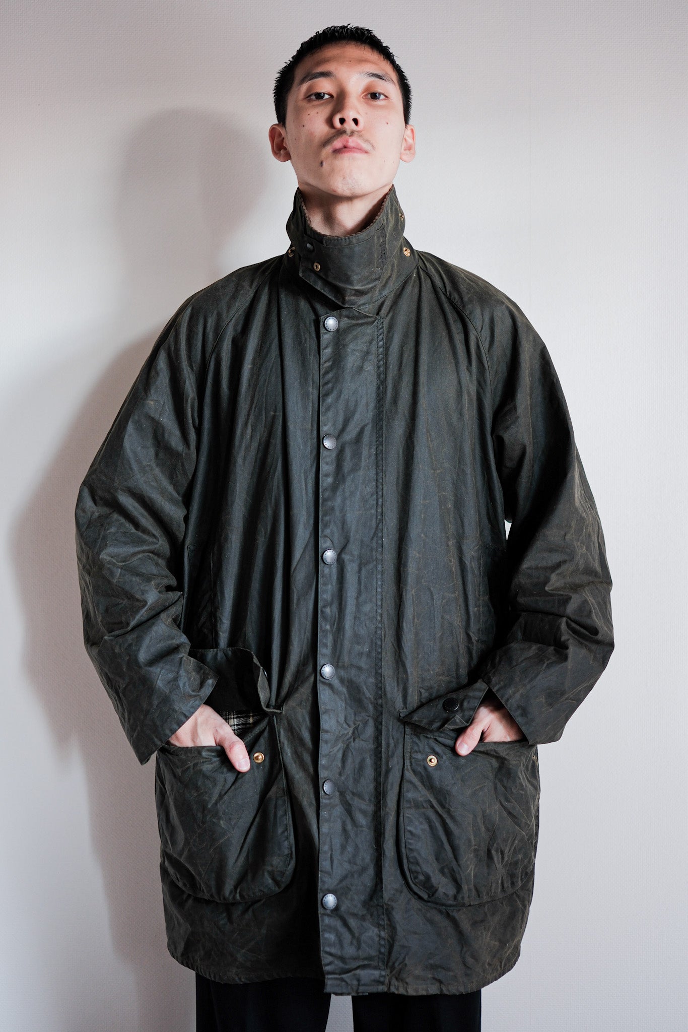 【~90’s】Vintage Barbour "GAMEFAIR" 3 Crest Size.42